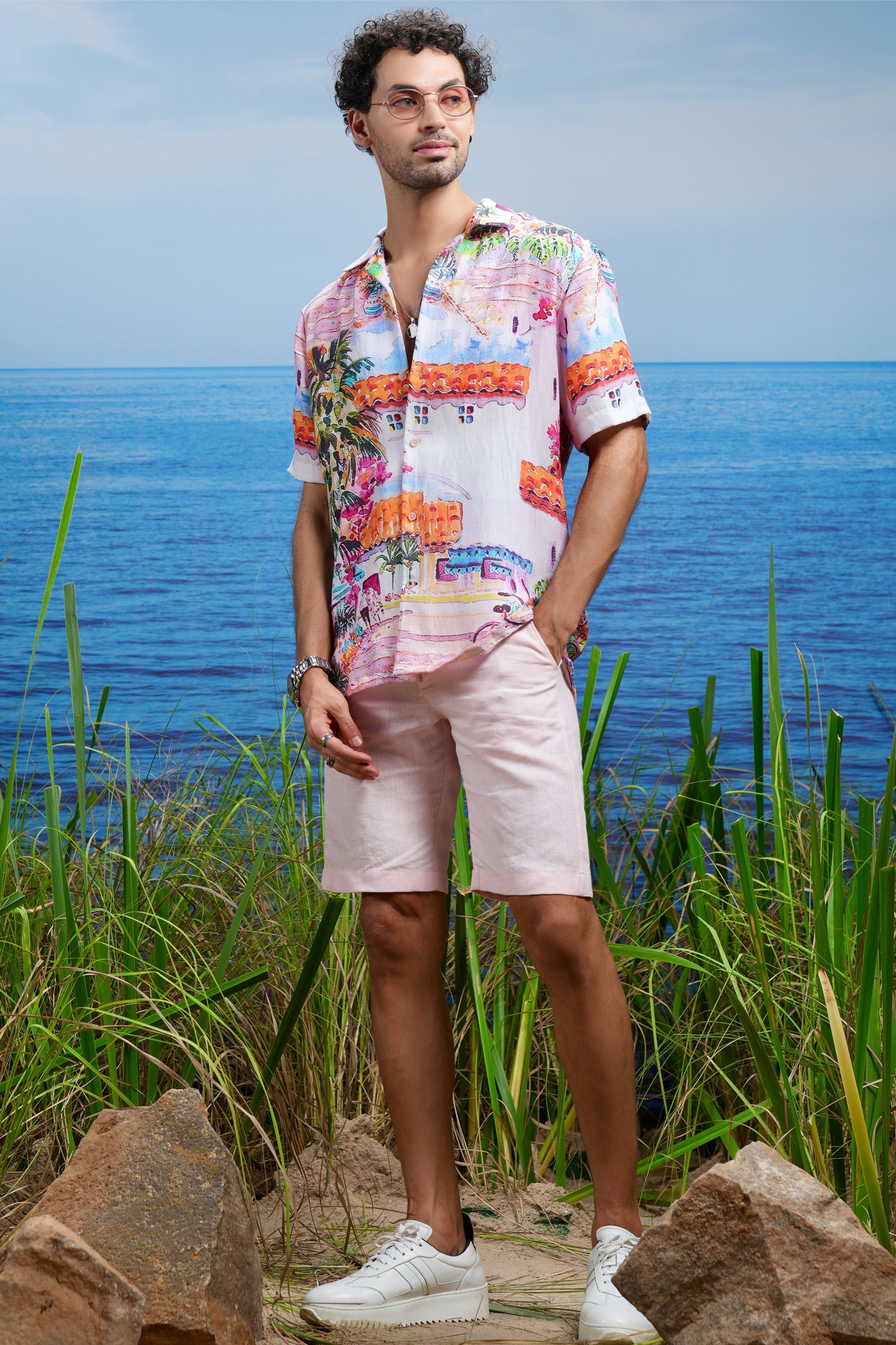 Sunset Boulevard Cuban Linen Shirt
