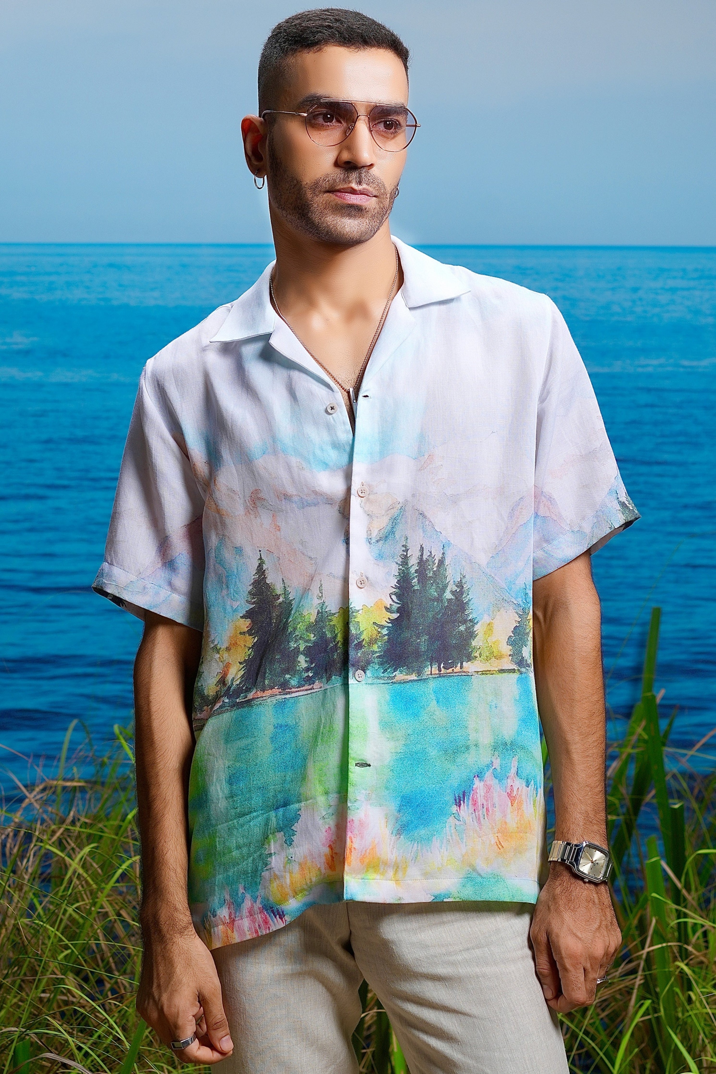 Whispering Valley Linen Cuban Shirt