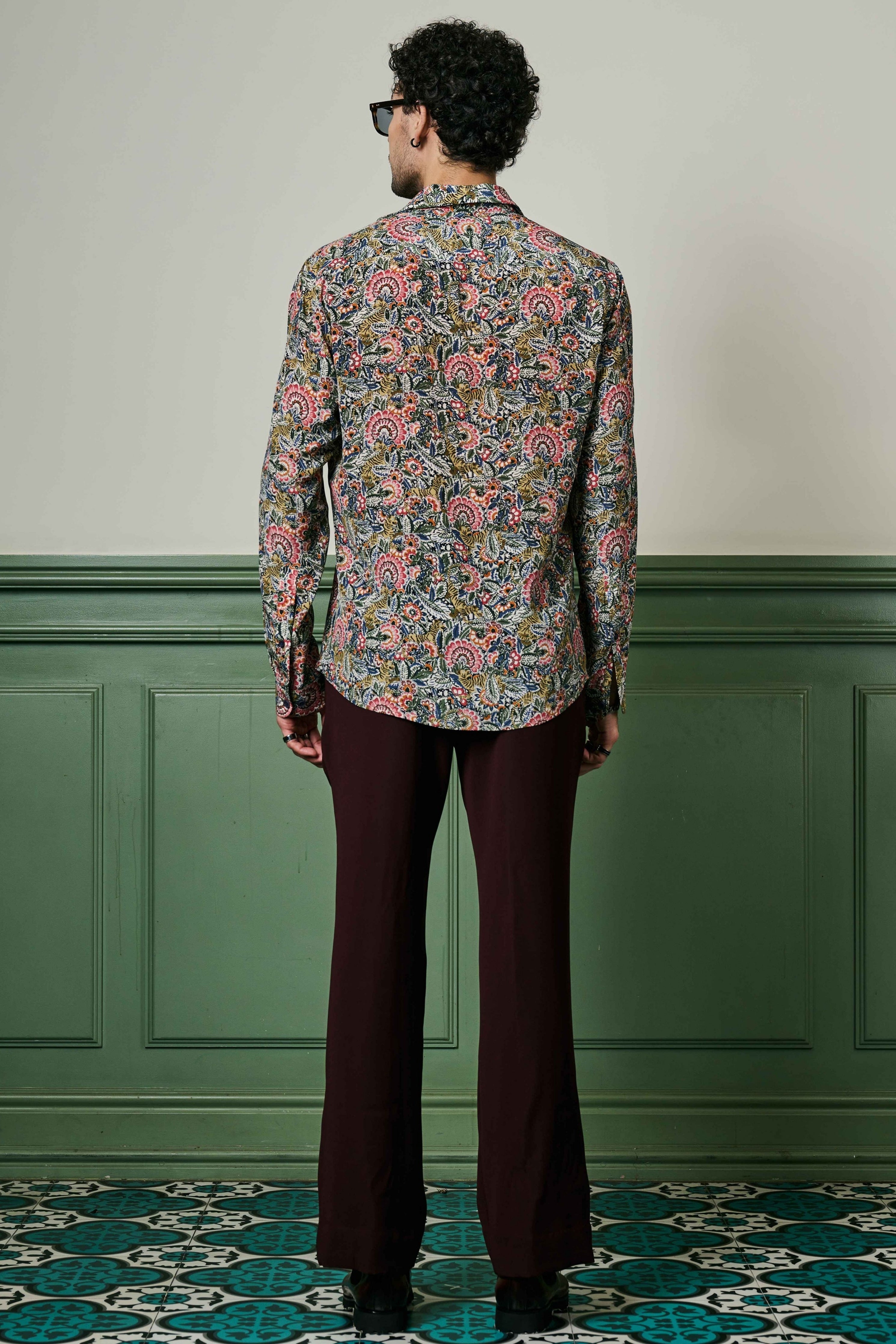 Fleur Euphoria Habutai Silk Shirt