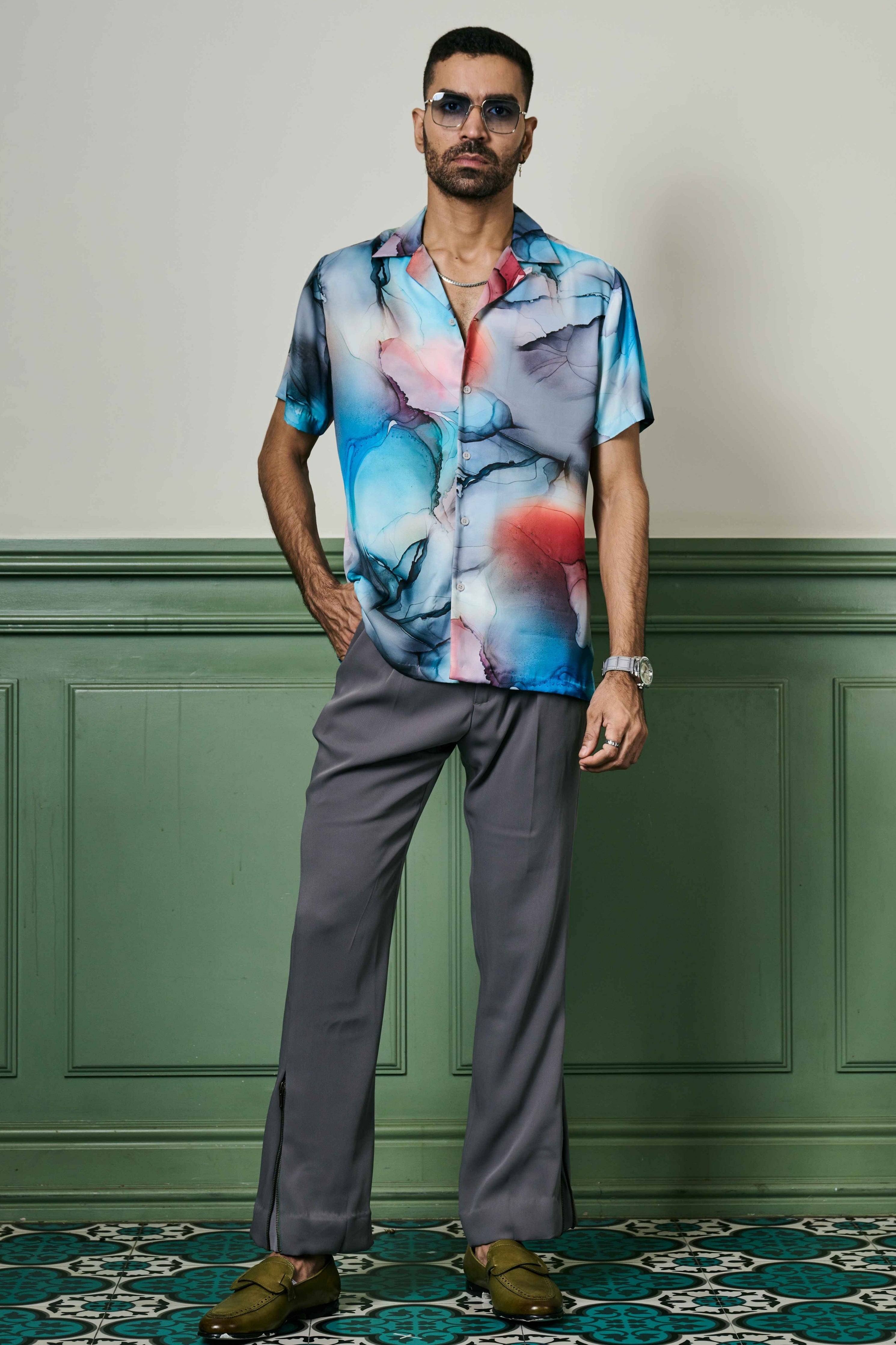 Oceanic Reverie Habutai Silk Shirt
