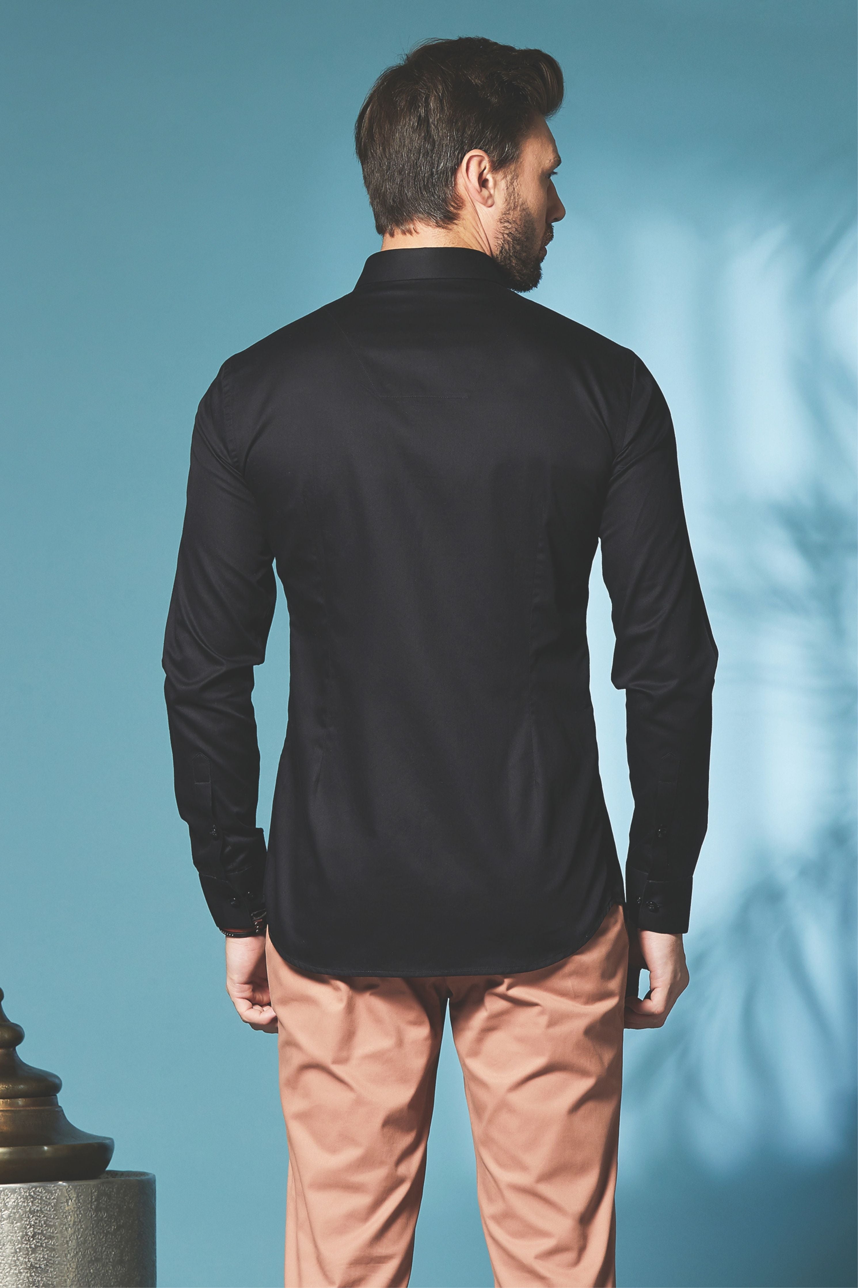 Asymmetric Black Shirt