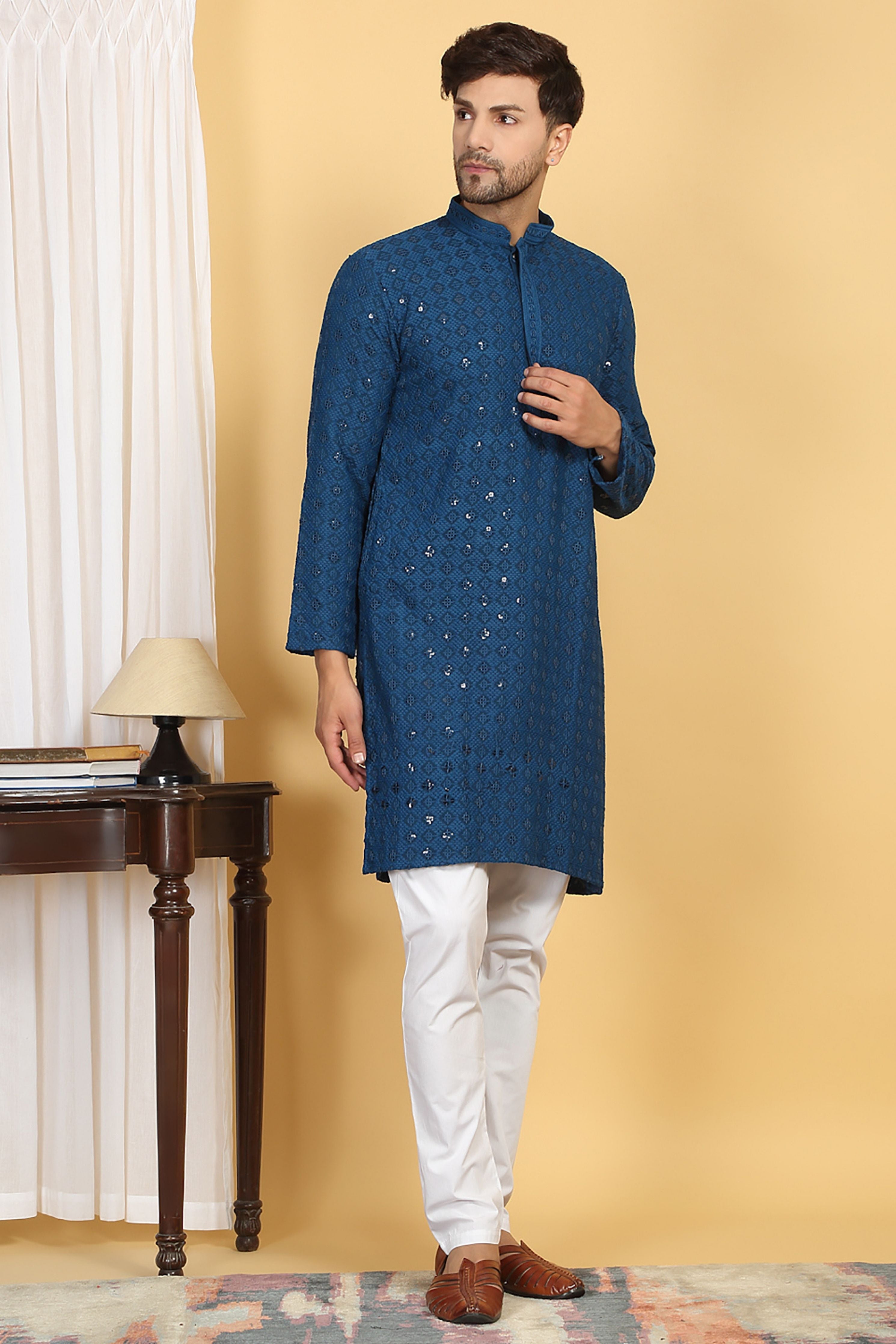 Nav Harsh Embroidered Kurta Set