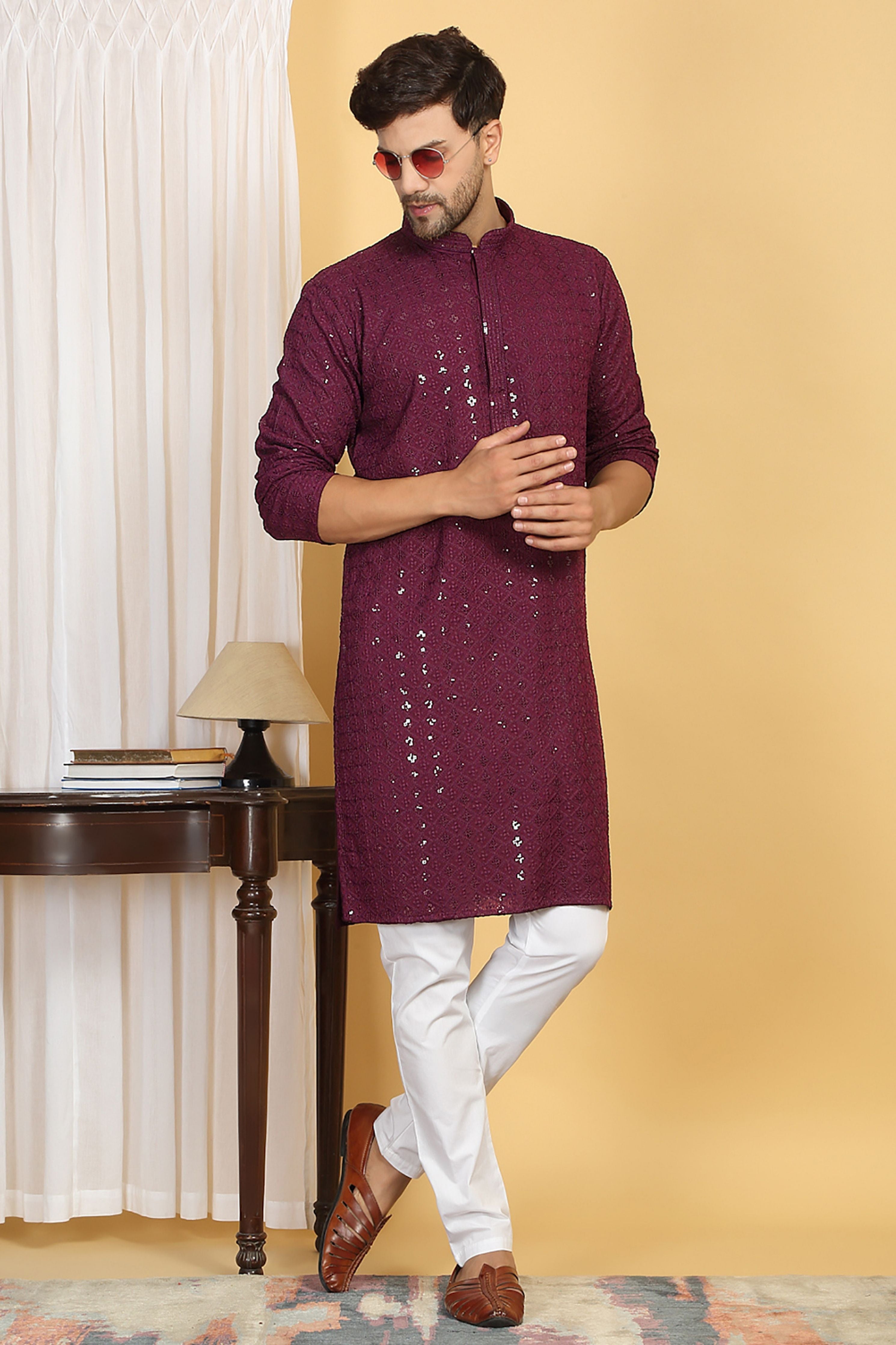 Harsh Thread Embroidered Kurta Pant Set