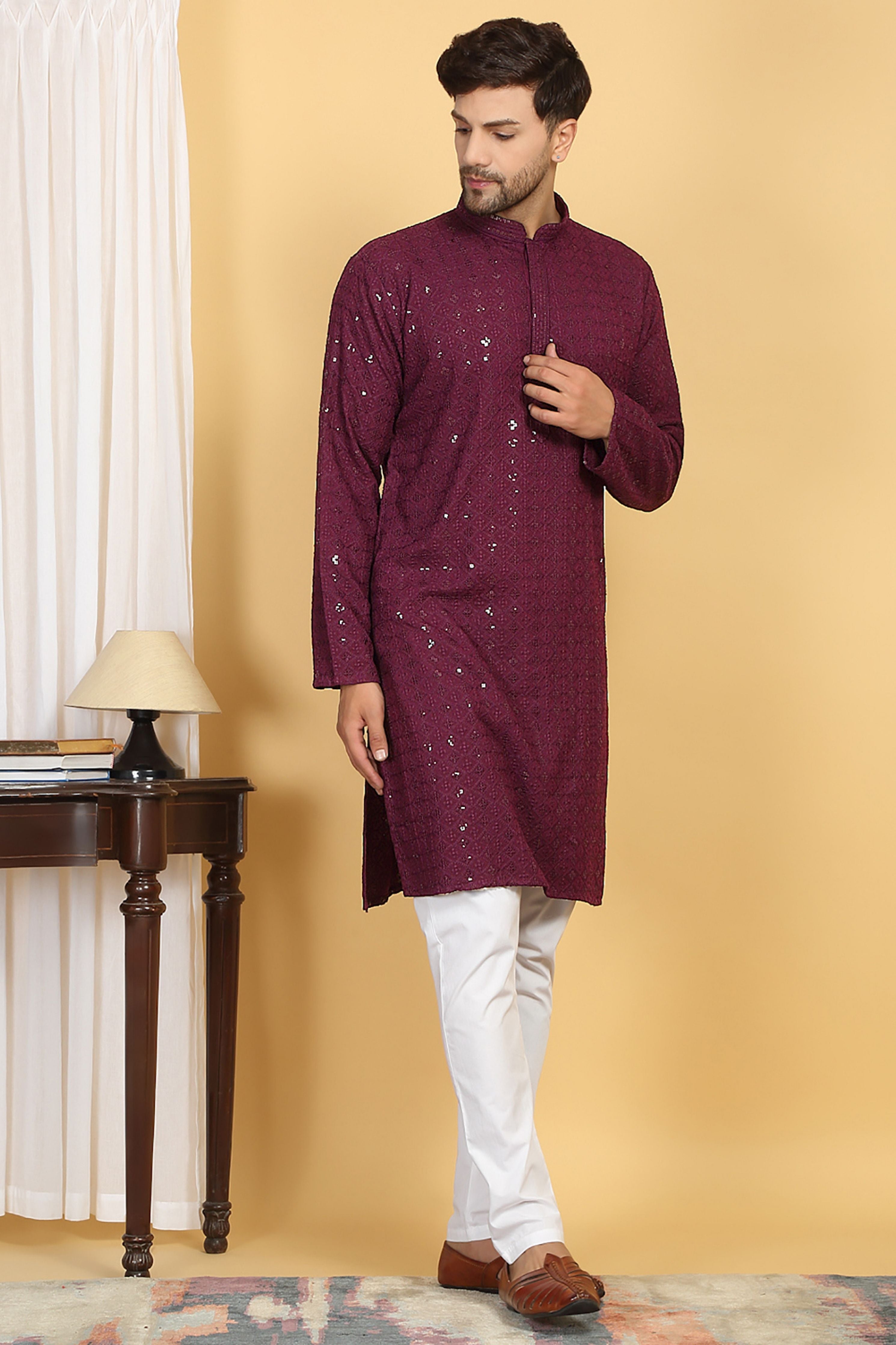 Harsh Thread Embroidered Kurta Pant Set