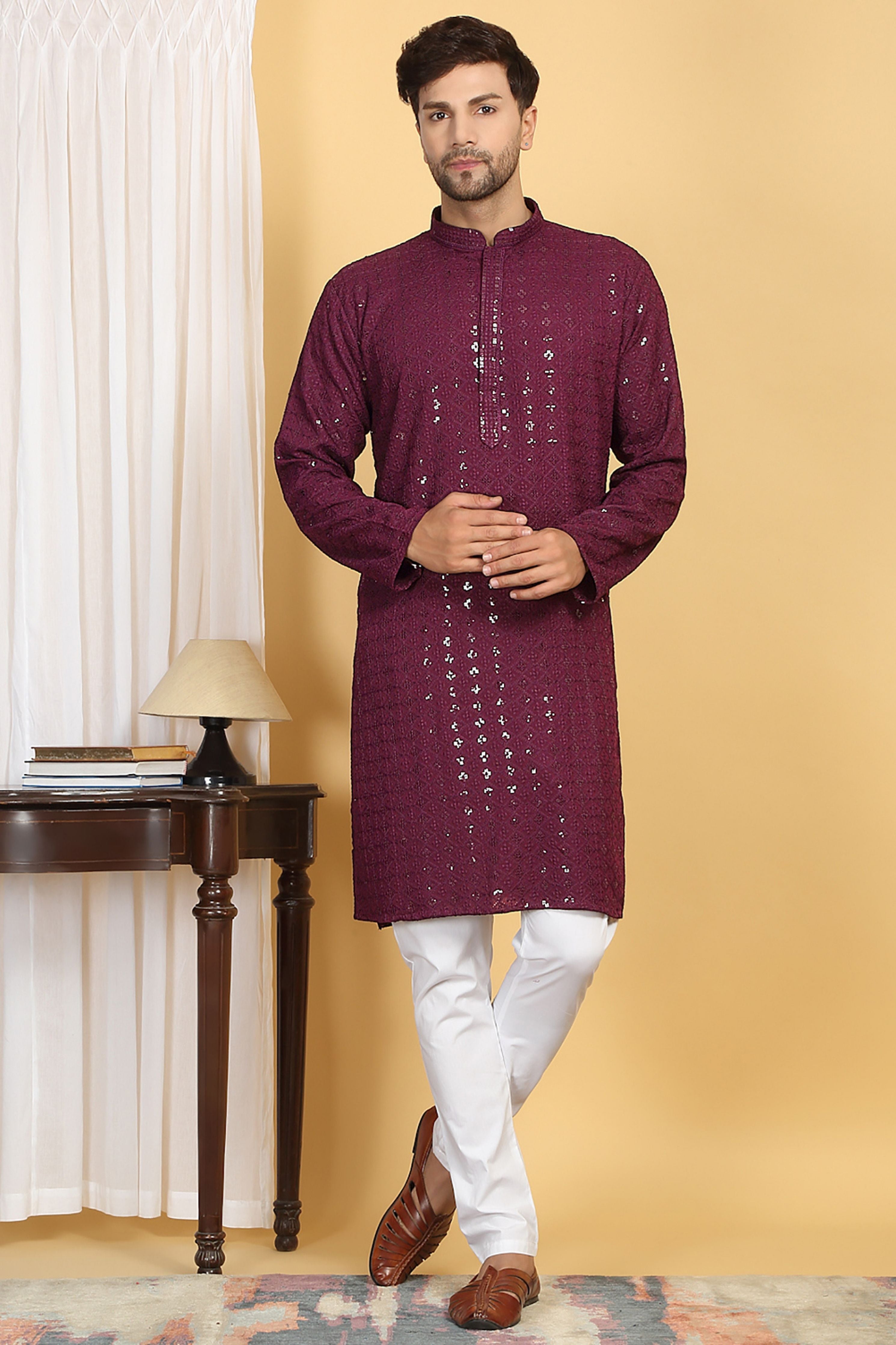 Harsh Thread Embroidered Kurta Pant Set