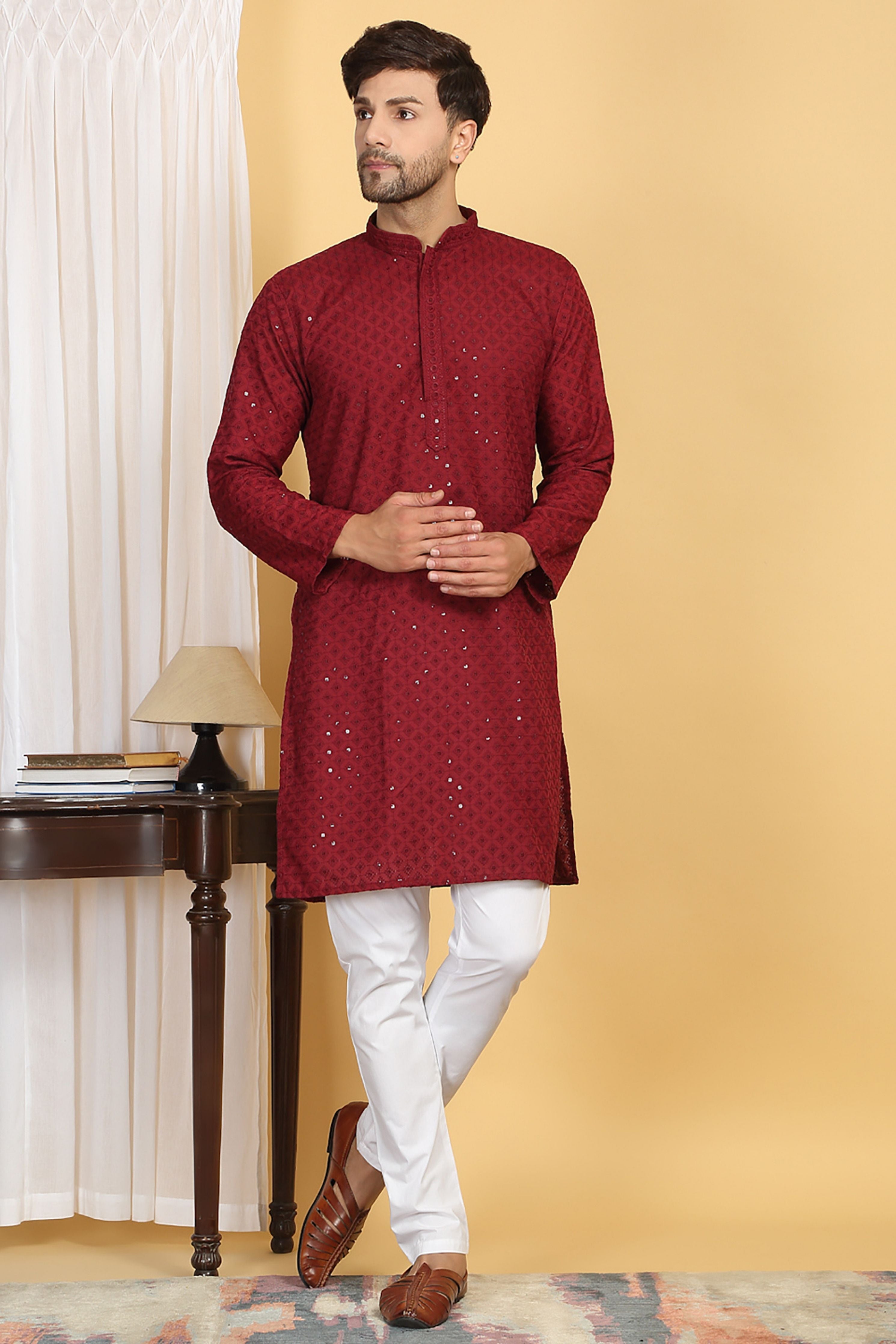 Harshit Embroidered  Kurta Pants  Set