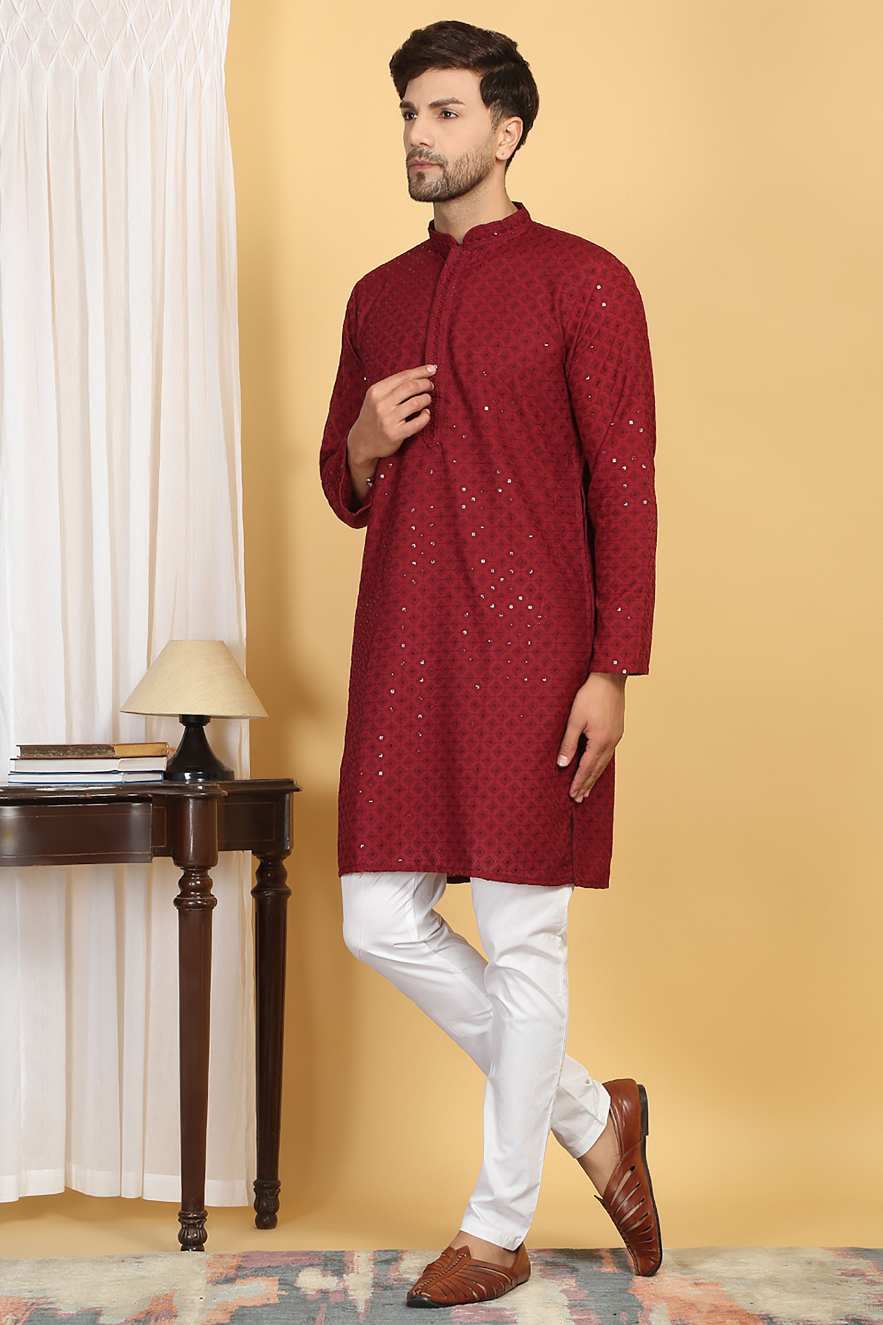 Harshit Embroidered  Kurta Pants  Set