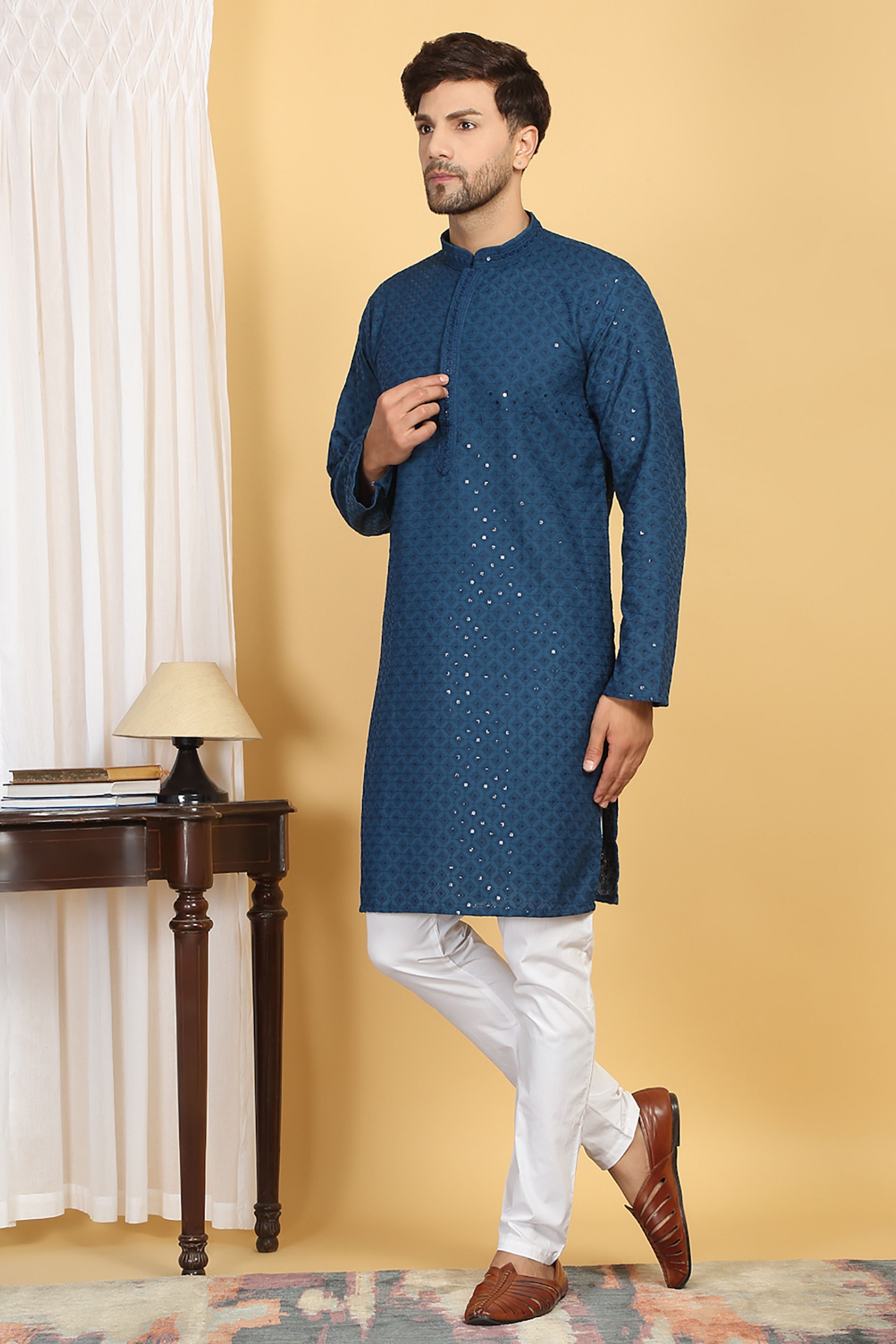 Harshit Embroidered  Kurta Pants  Set