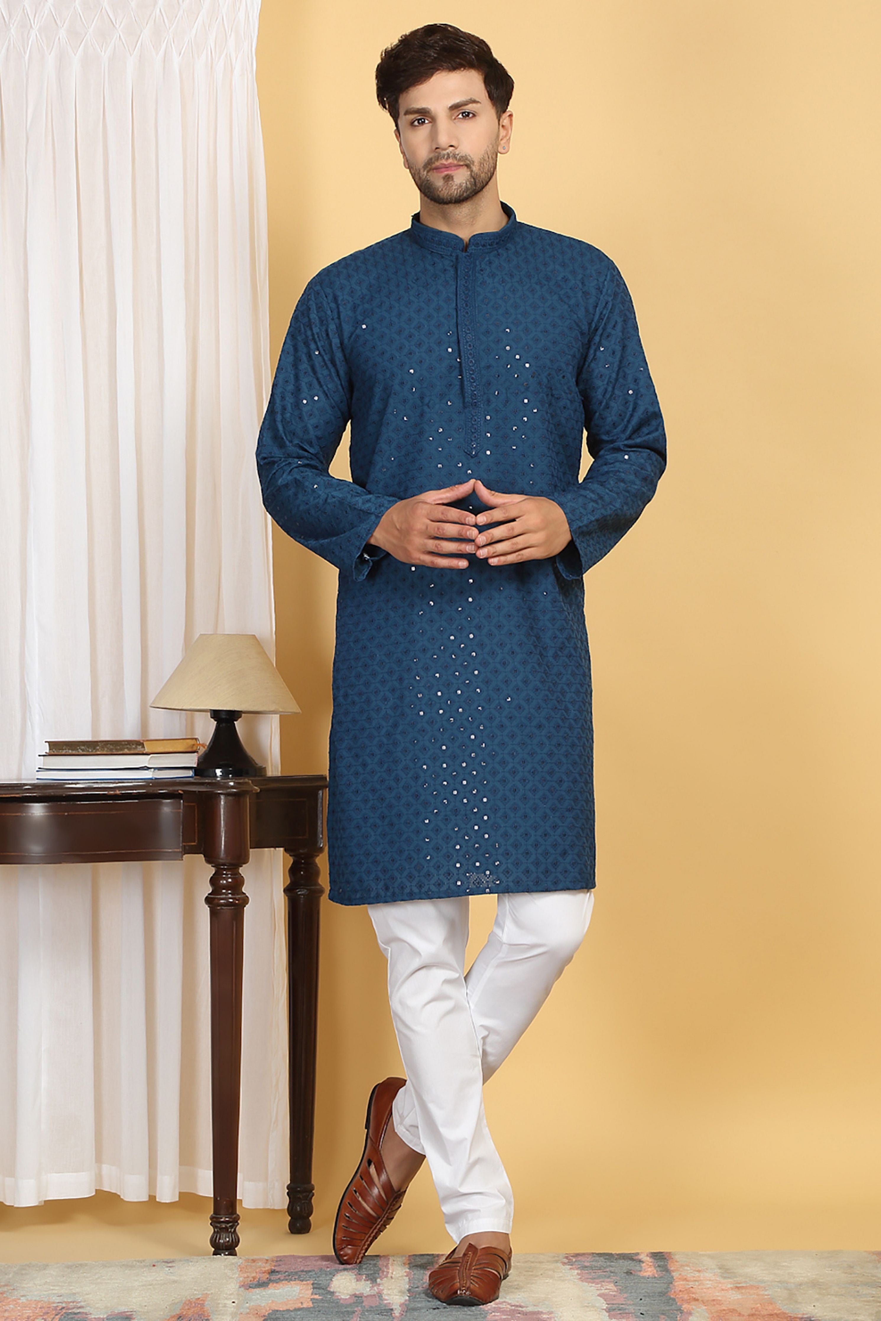 Harshit Embroidered  Kurta Pants  Set