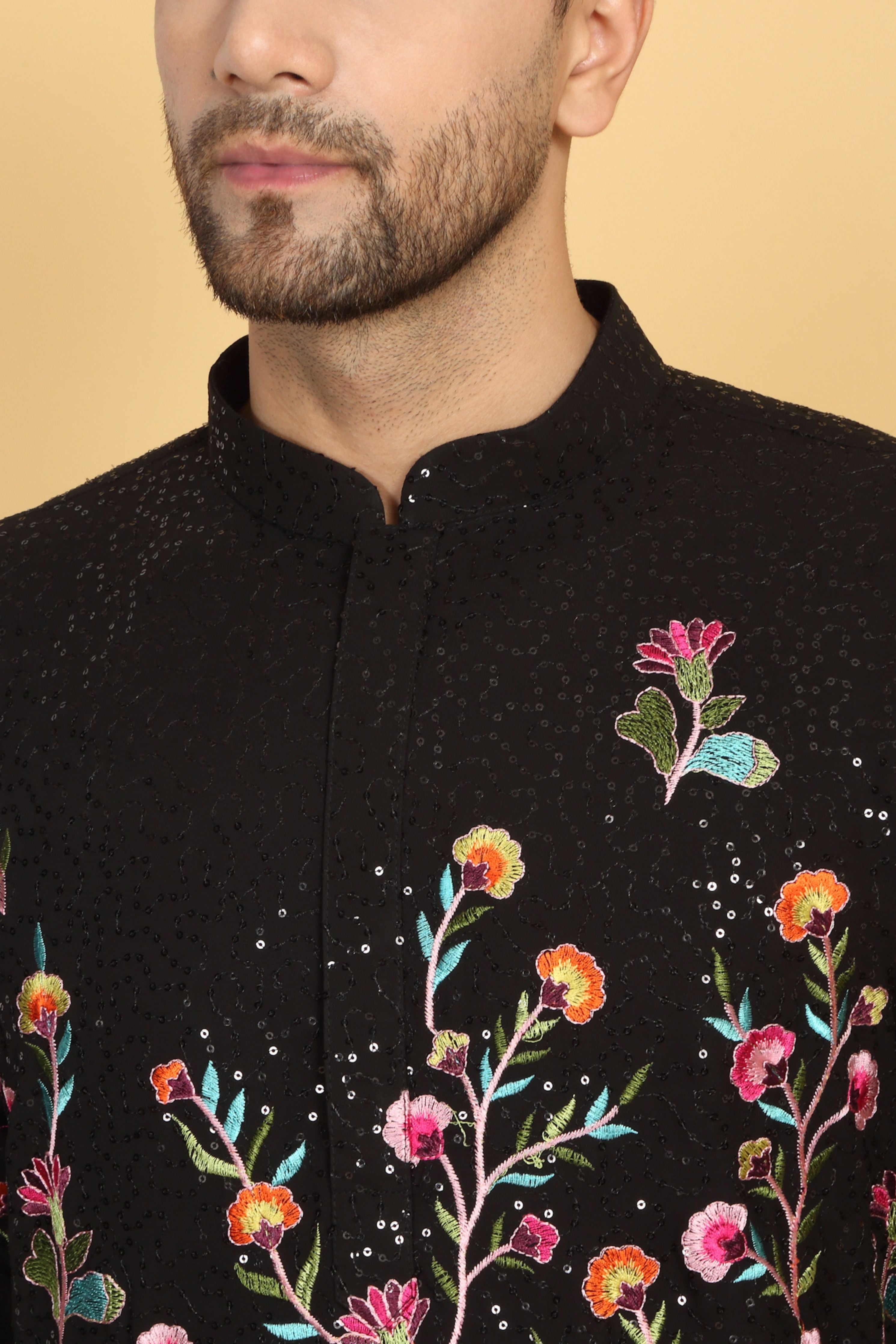 Pushp-Vihaar Embroidered Kurta Set