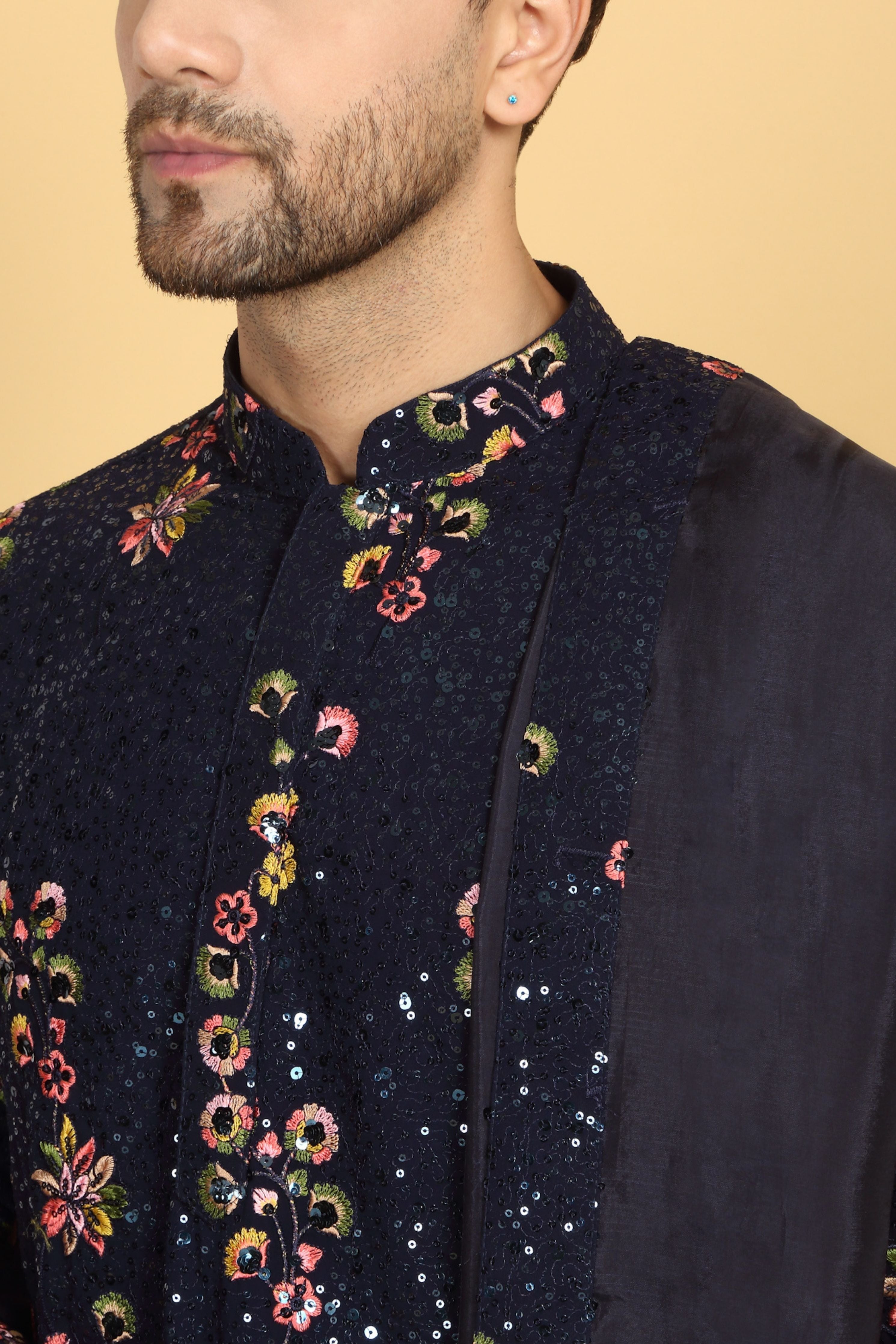 Upwan Embroidered Kurta Set