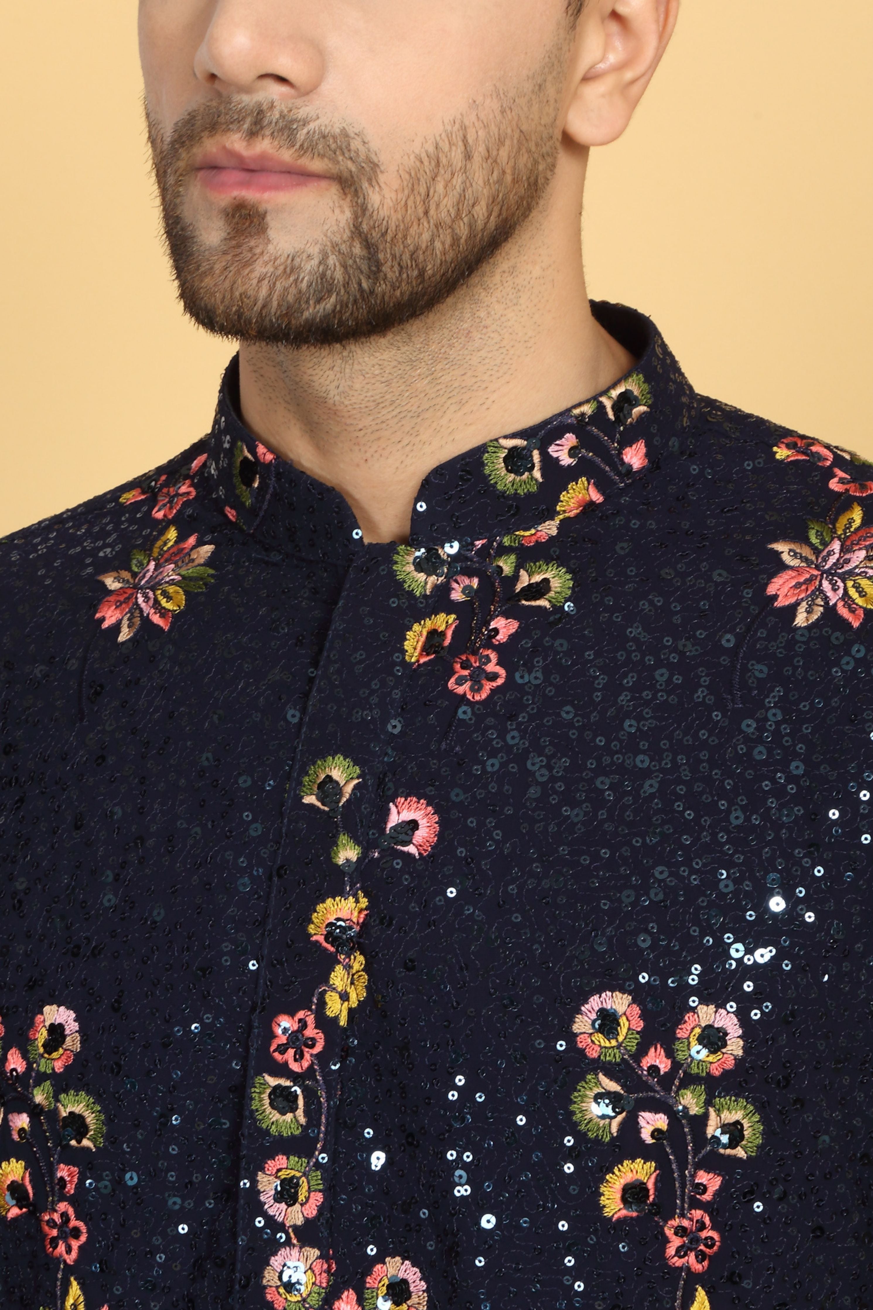 Upwan Embroidered Kurta Set