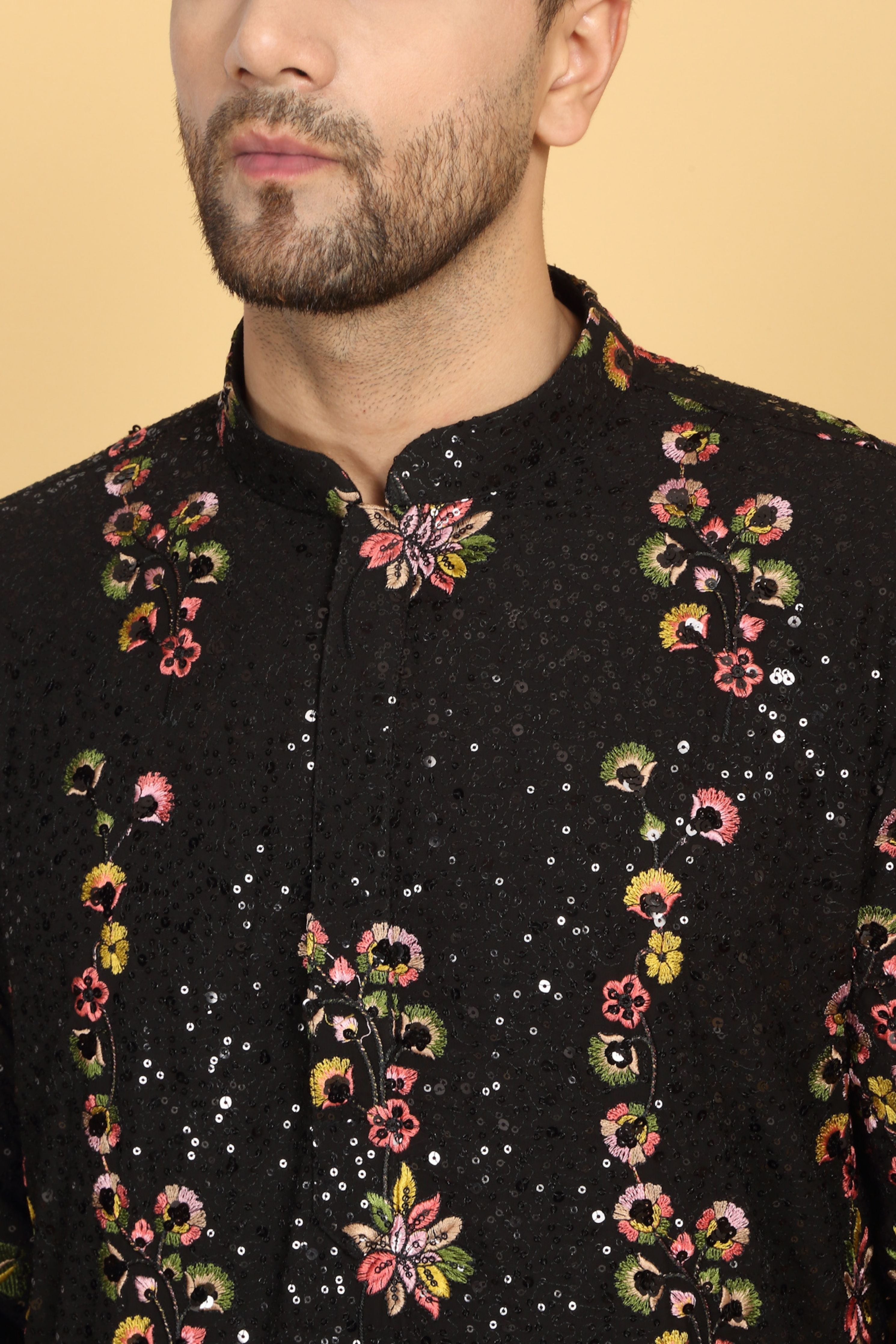 Upwan Embroidered Kurta Set