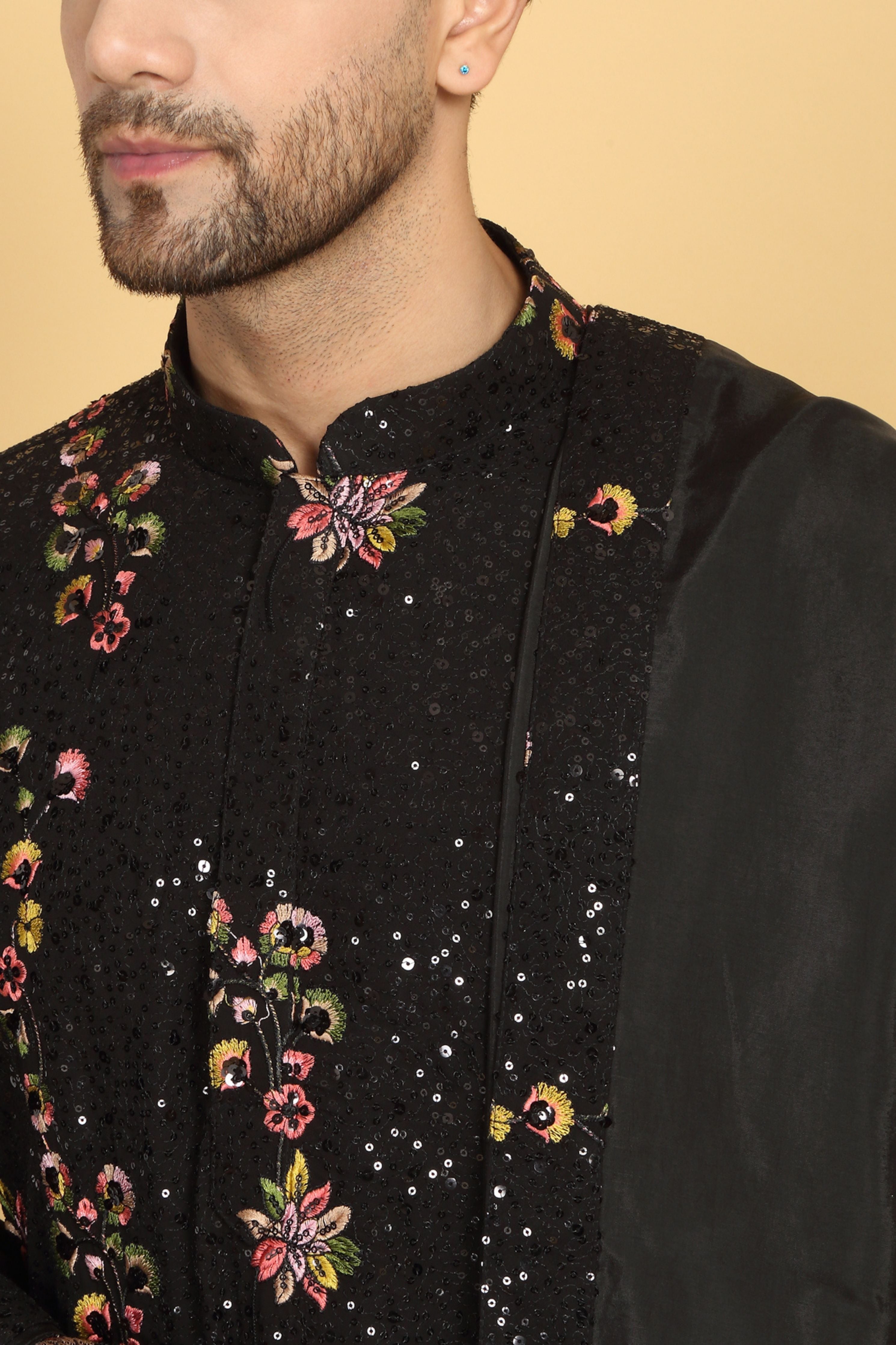 Upwan Embroidered Kurta Set