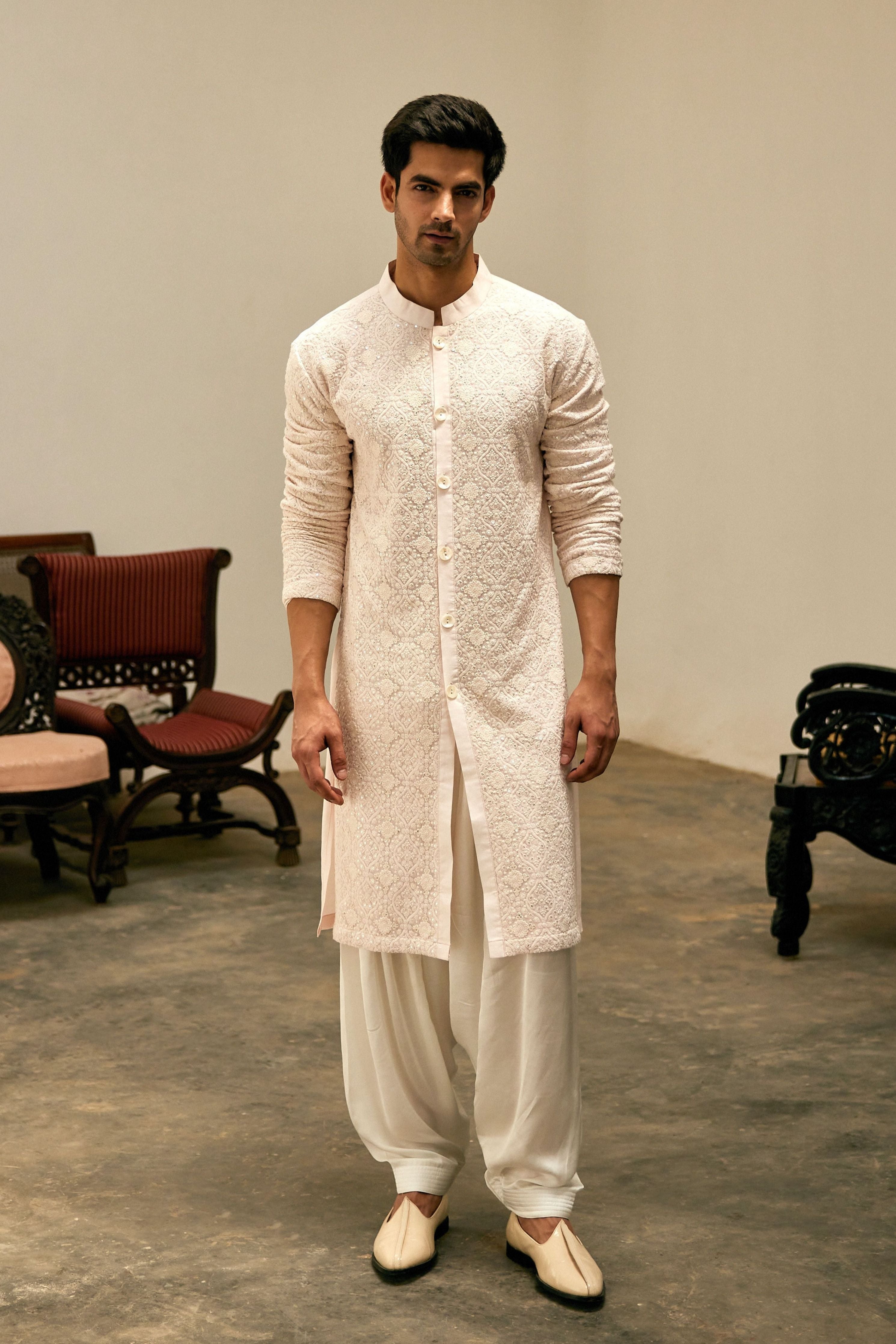 Umair Kurta  Inlight Pink