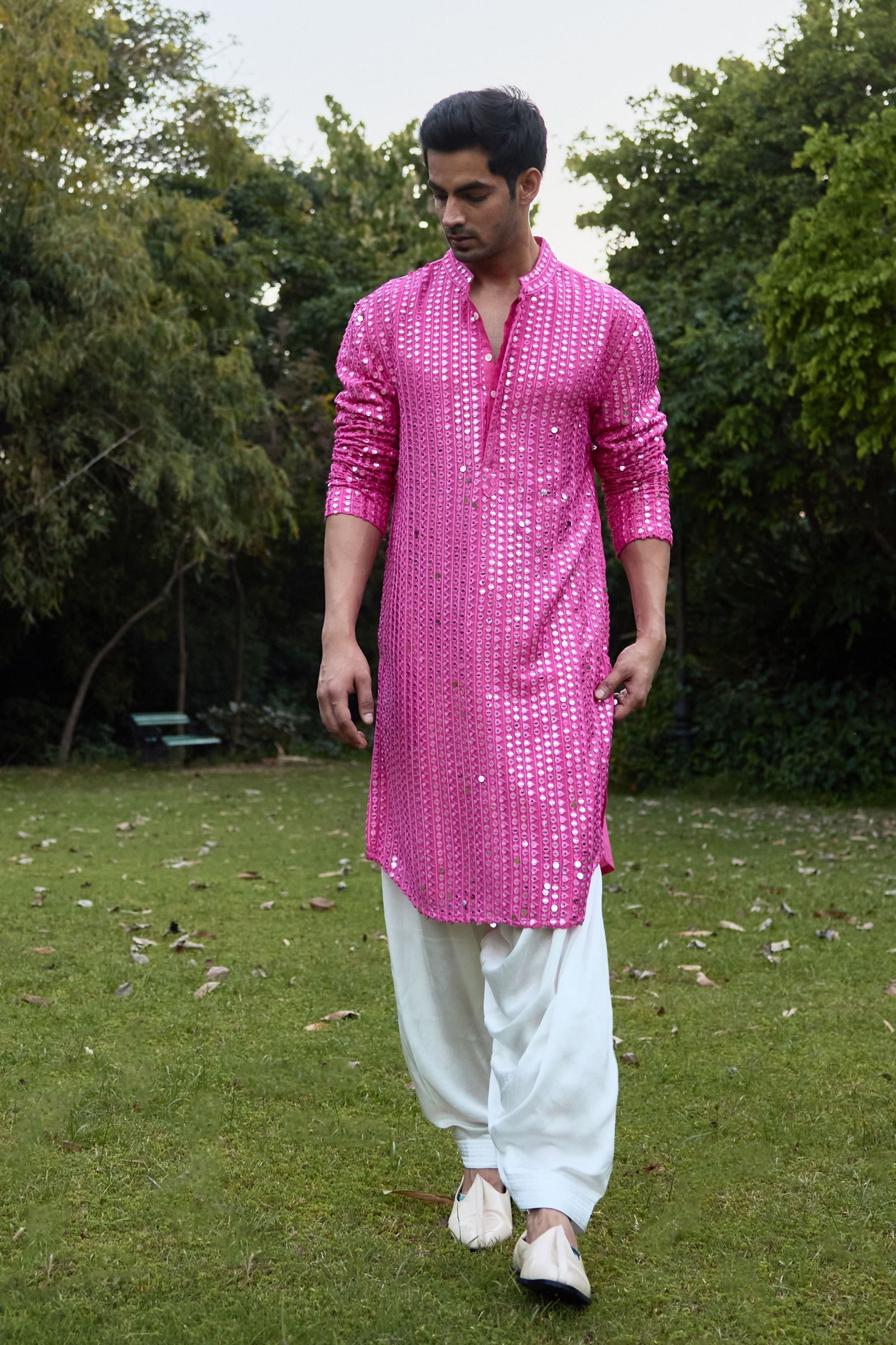 Yasir Kurta Rani Pink