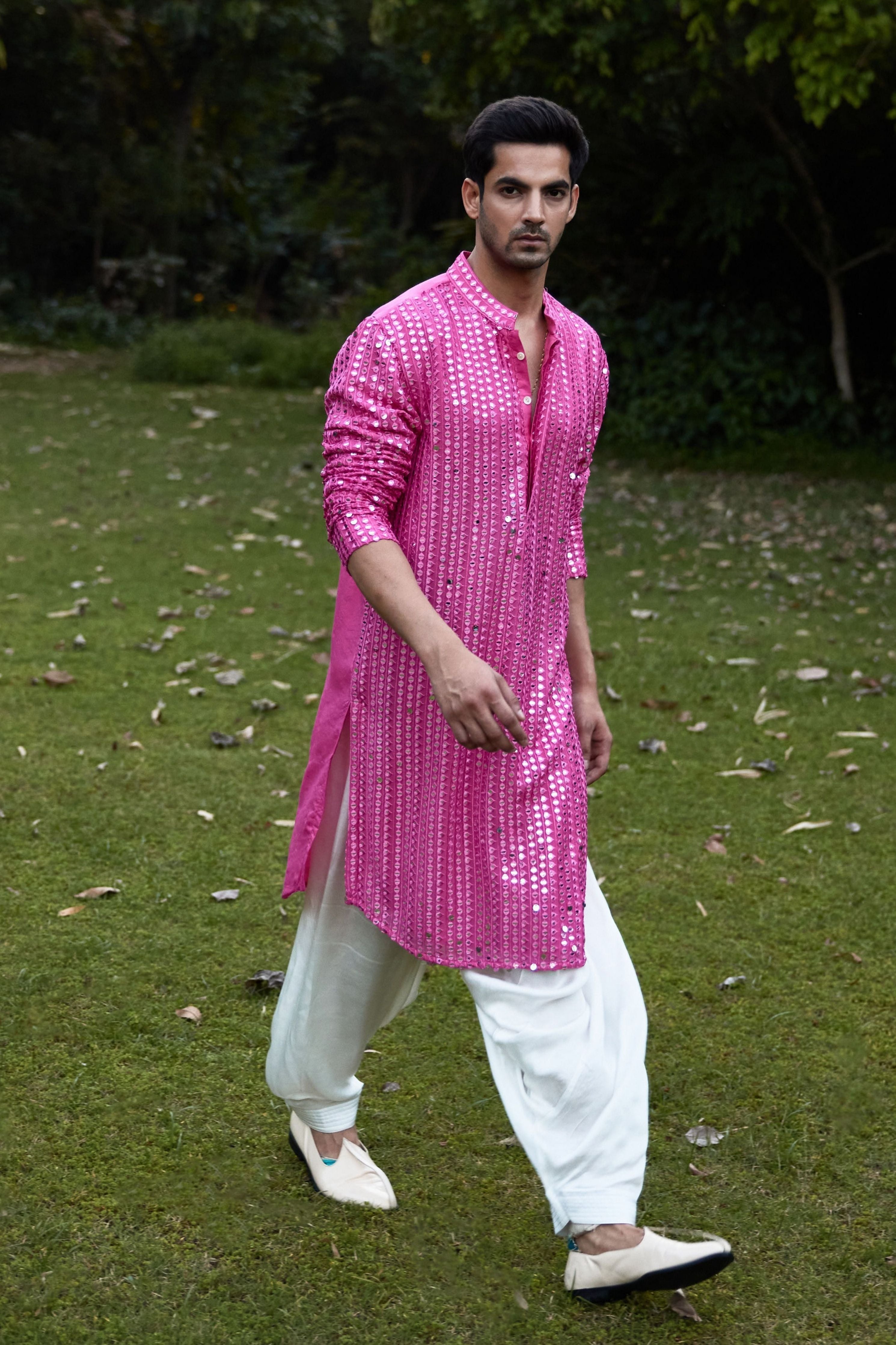 Yasir Kurta Rani Pink