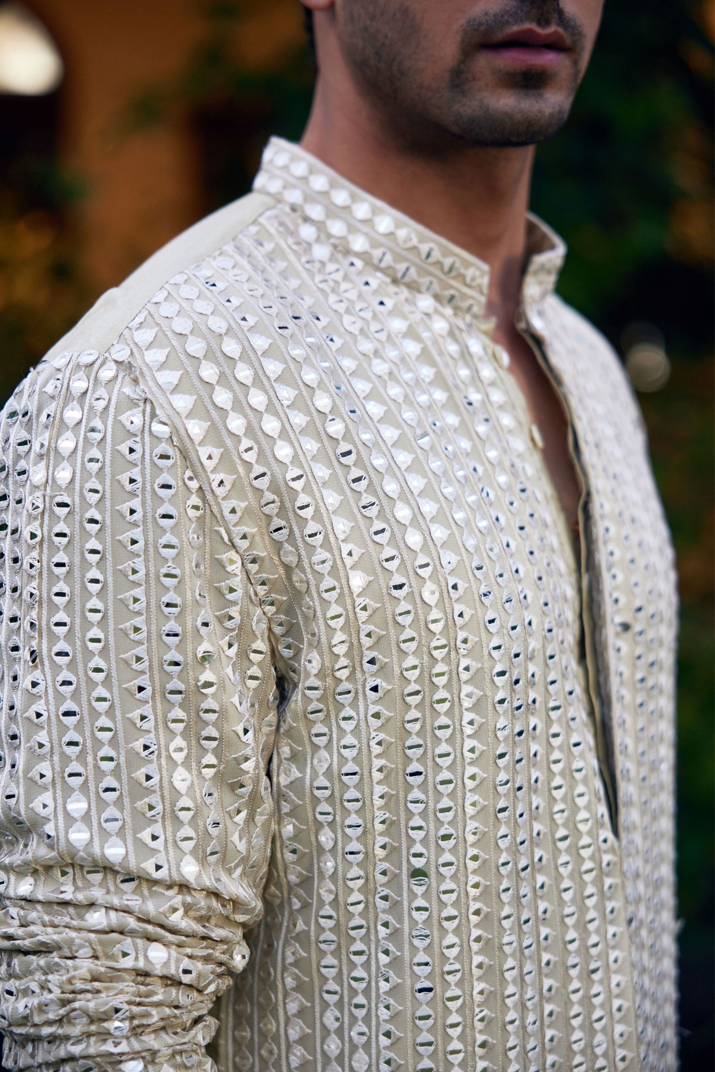 Yasir Kurta Mint Green