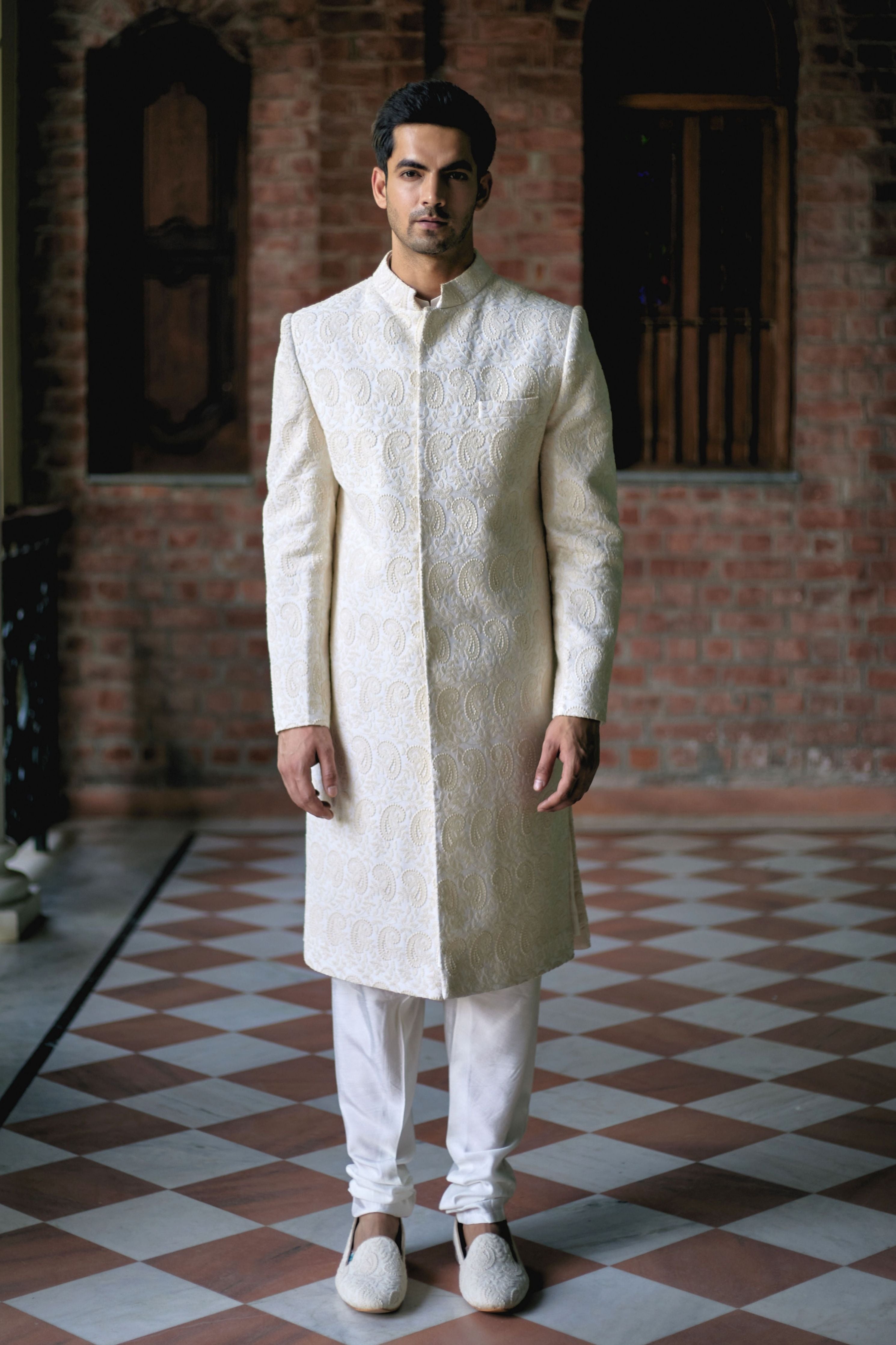Turbat Sherwani Ivory