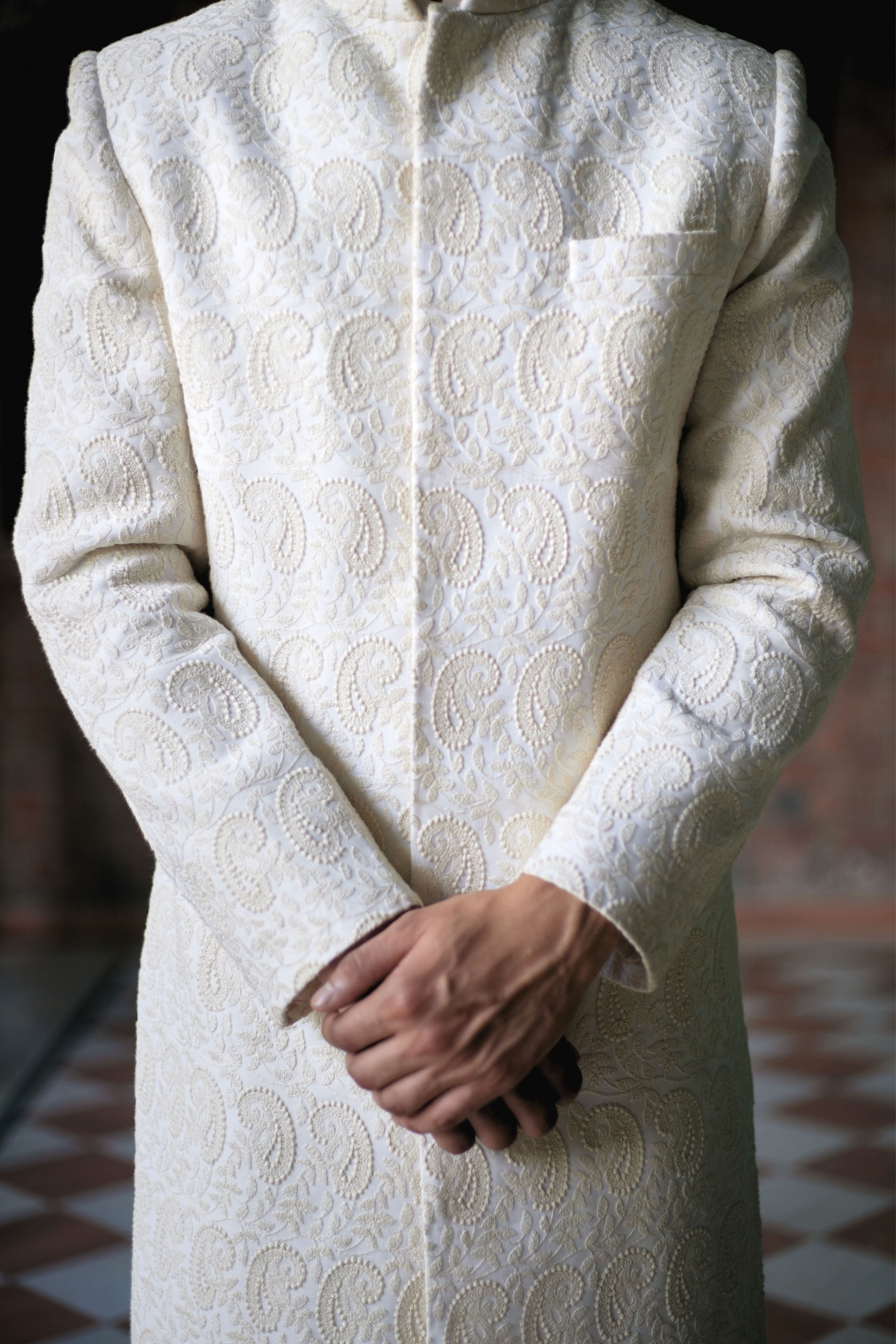 Turbat Sherwani Ivory