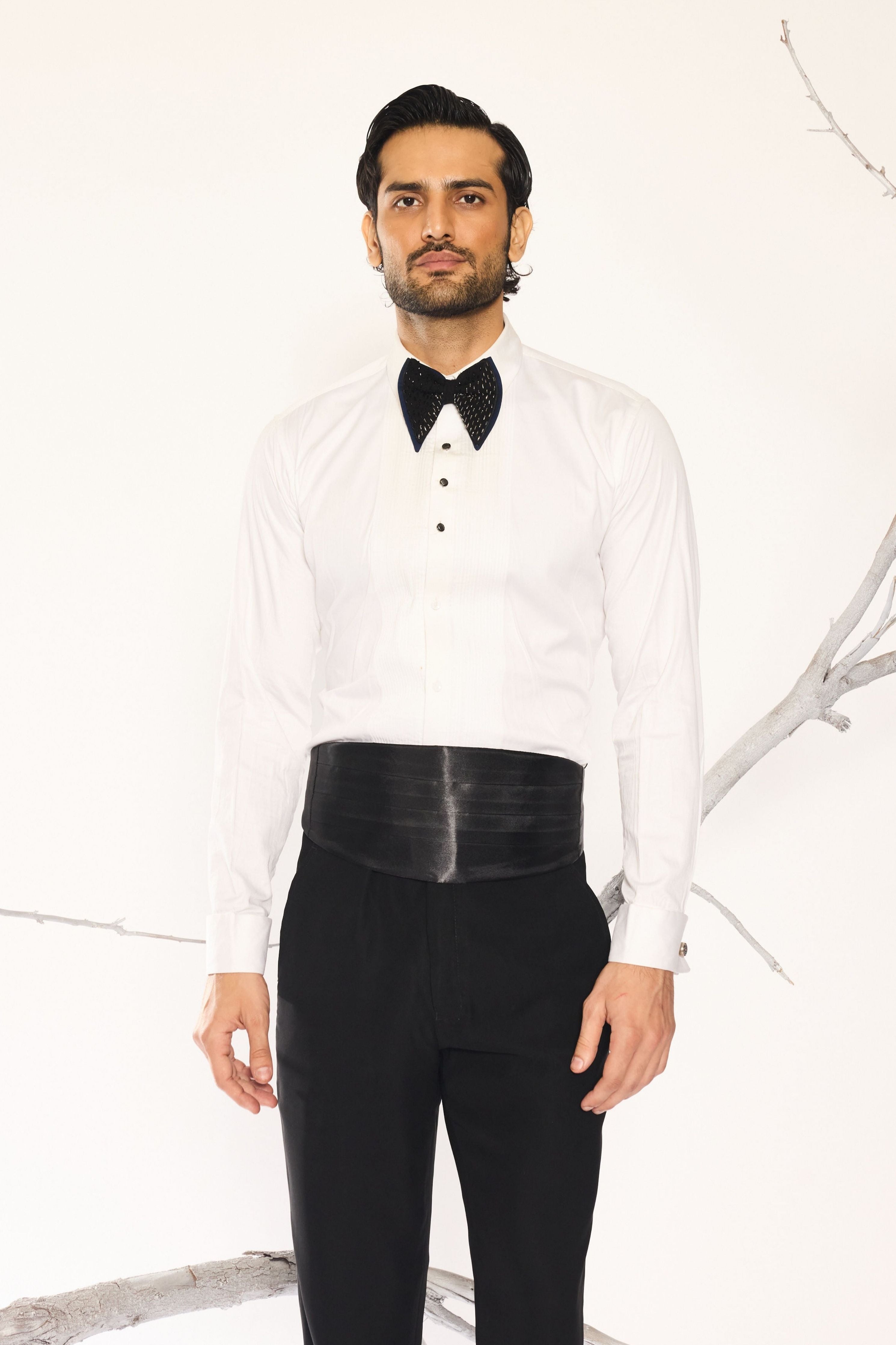 White Pintux Shirt