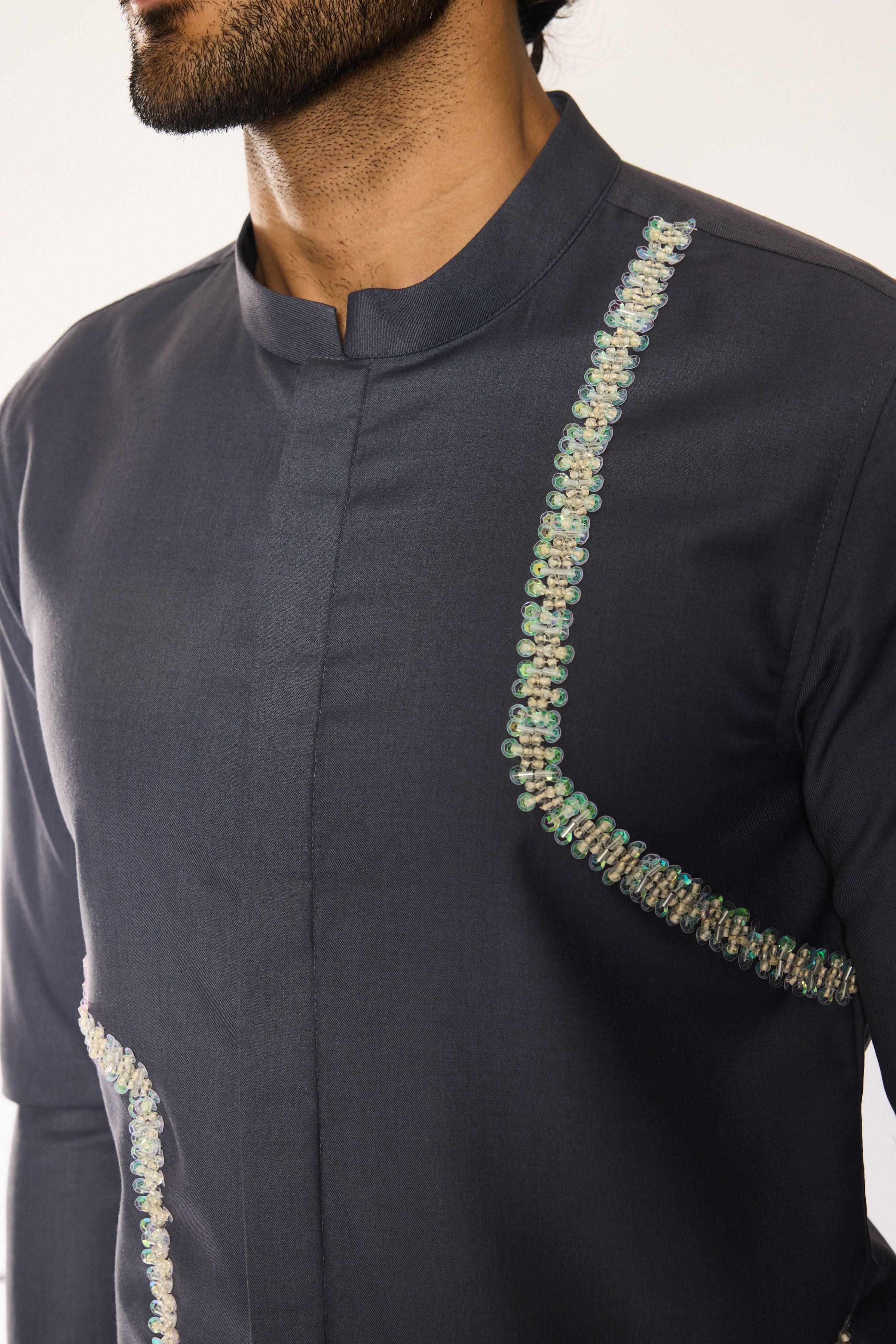 Lumen Grid Statement Shirt