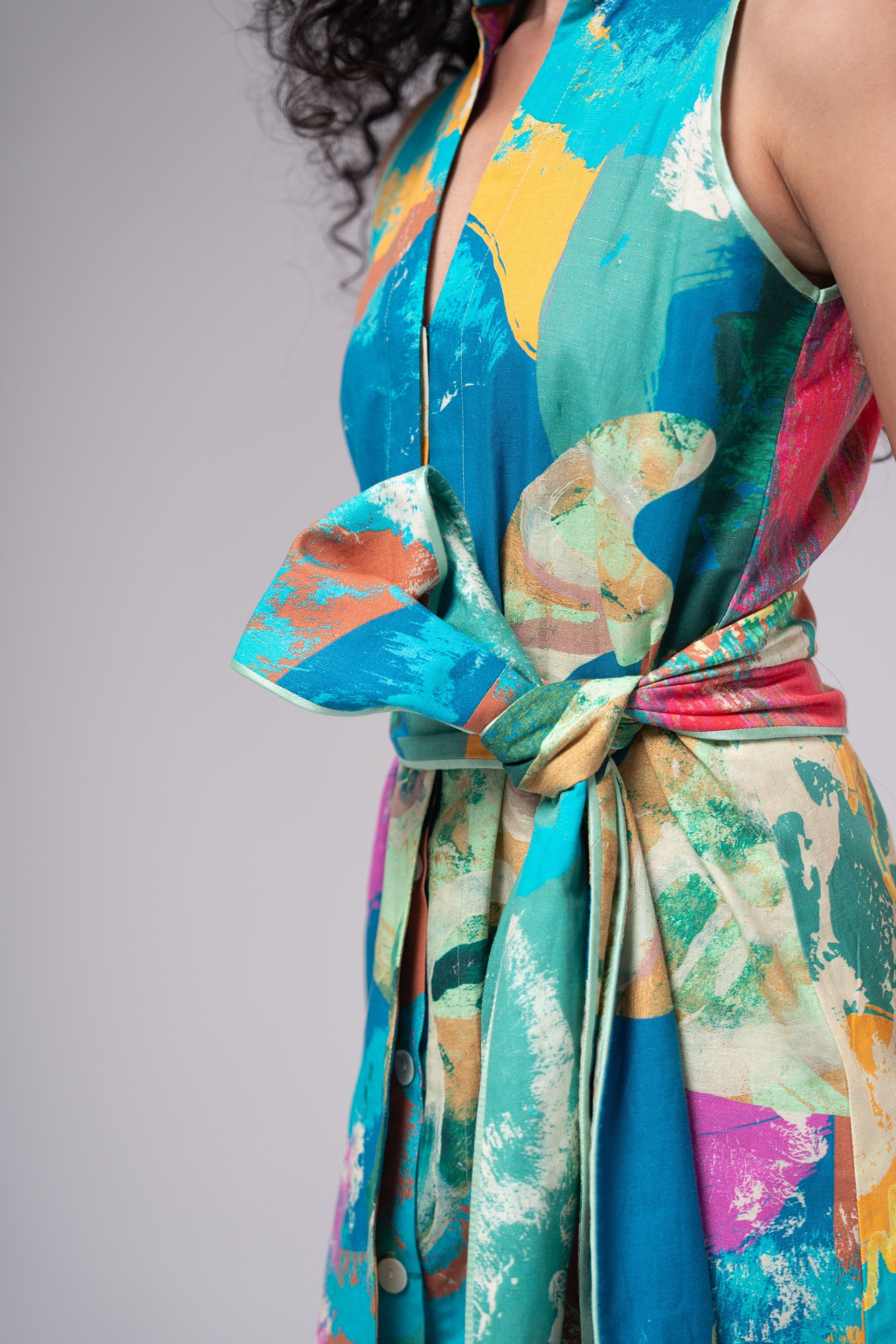 Bay Tie Up Dress