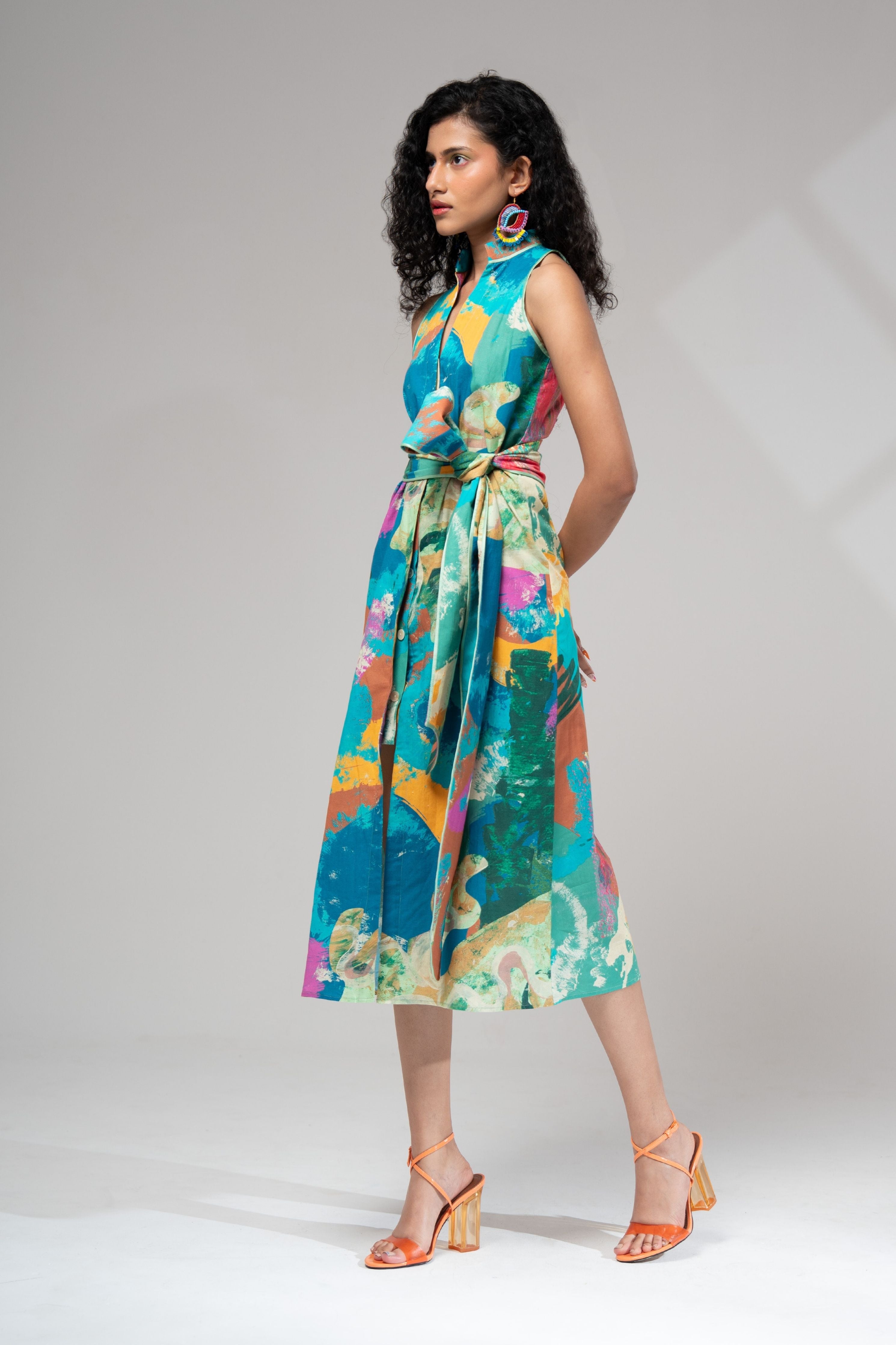 Bay Tie Up Dress