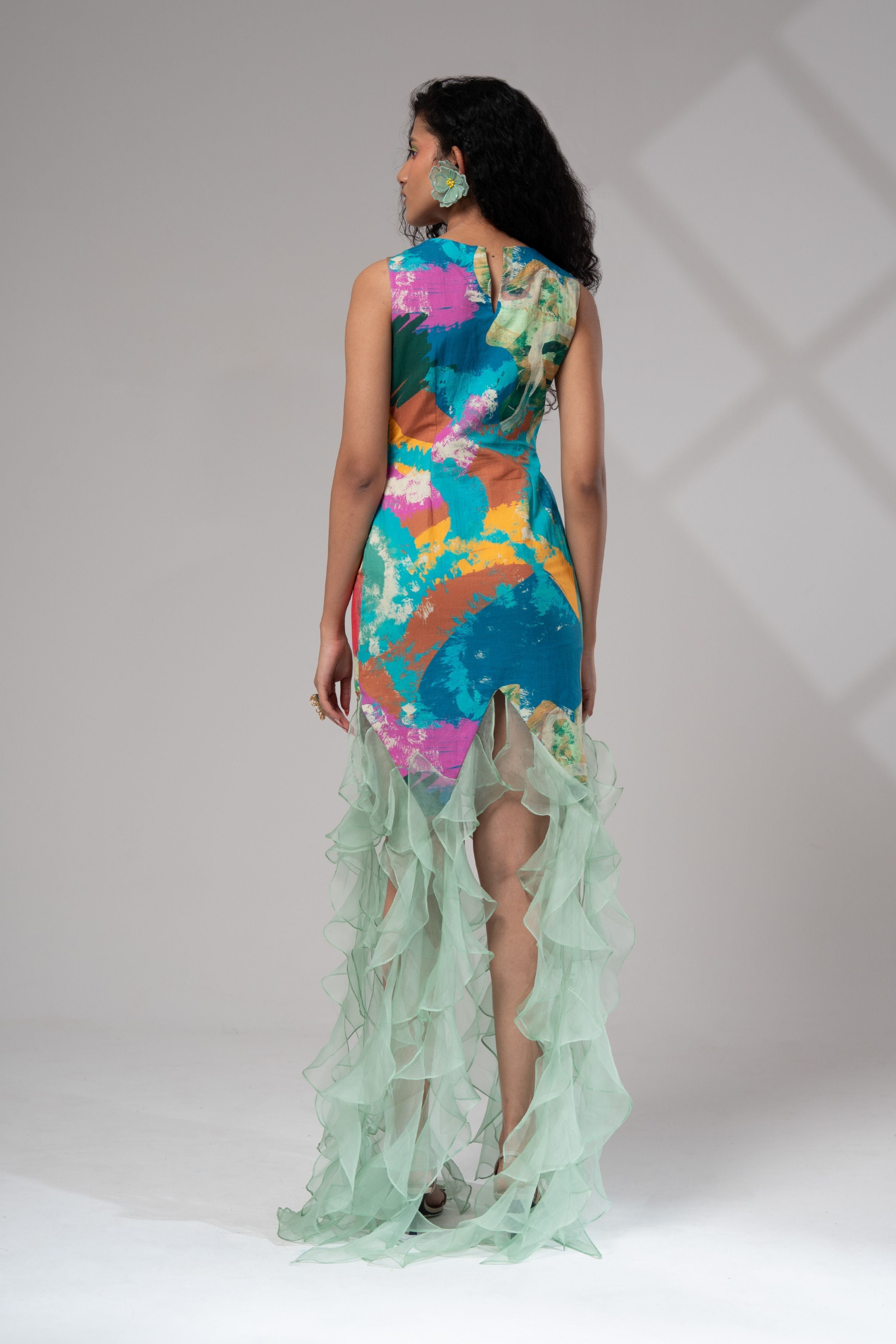 Bay Ruffled Dress