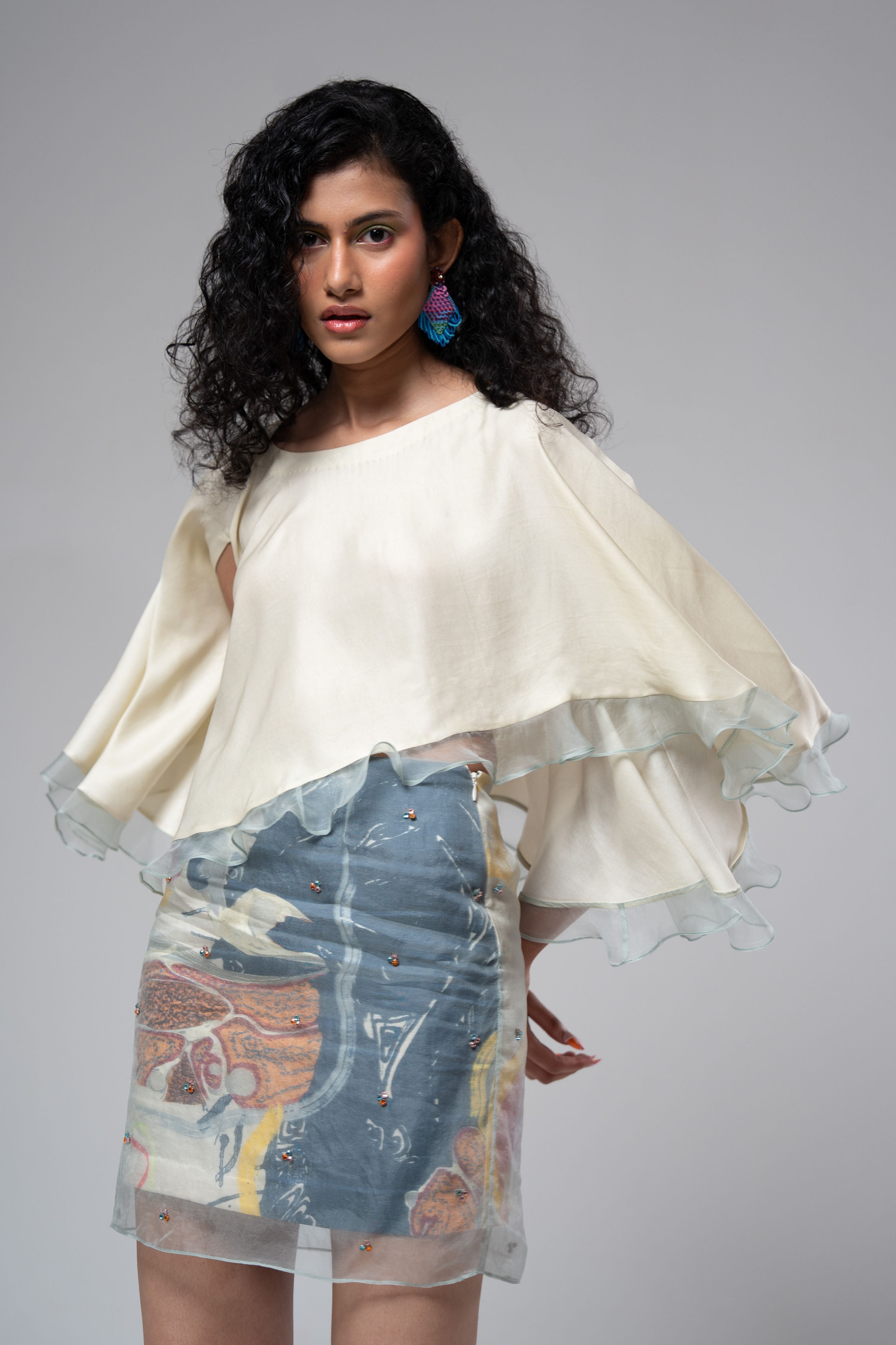 Milo Embroidered Double Skirt