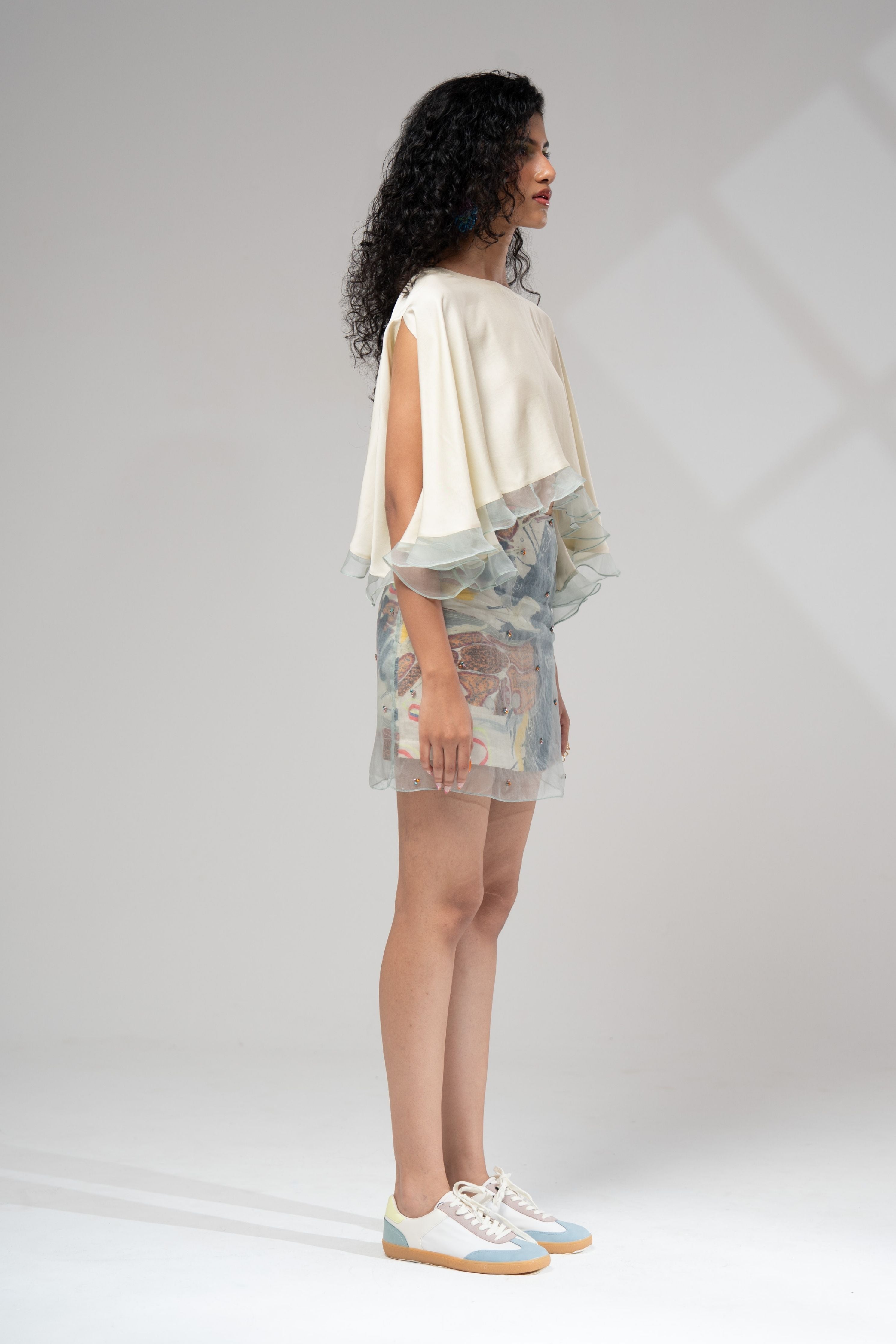 Milo Embroidered Double Skirt