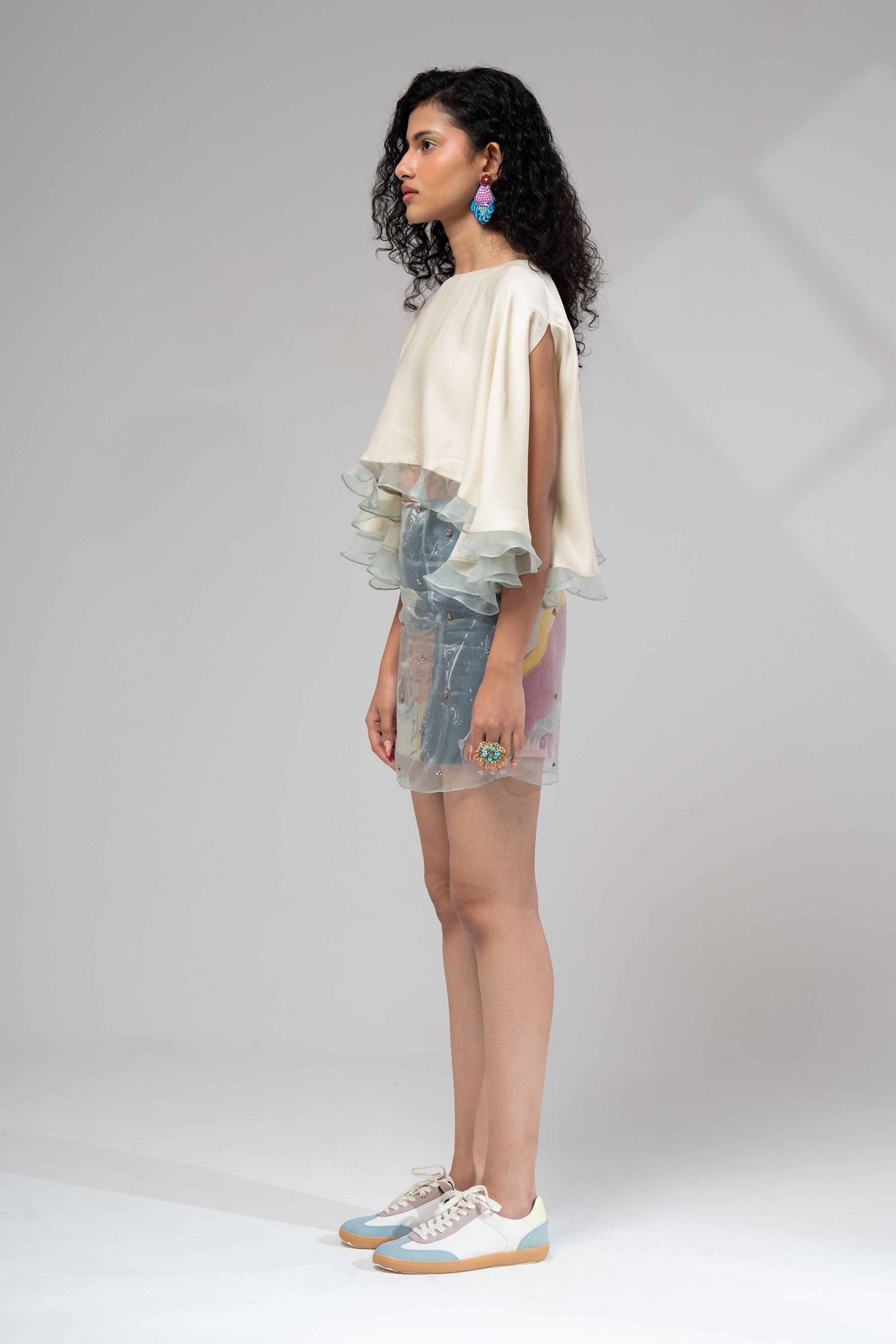 Milo Embroidered Double Skirt
