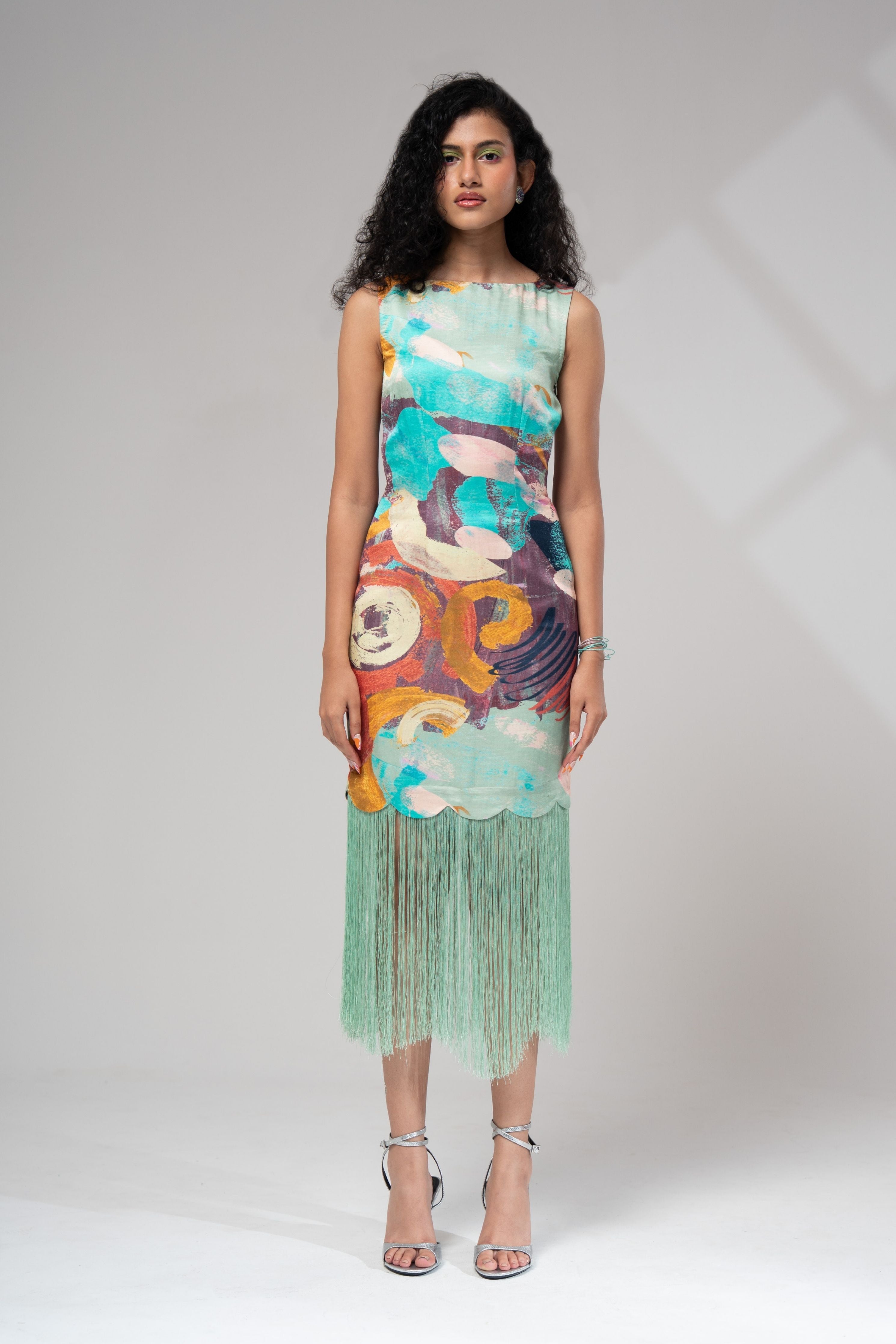 Riva Fringe Dress