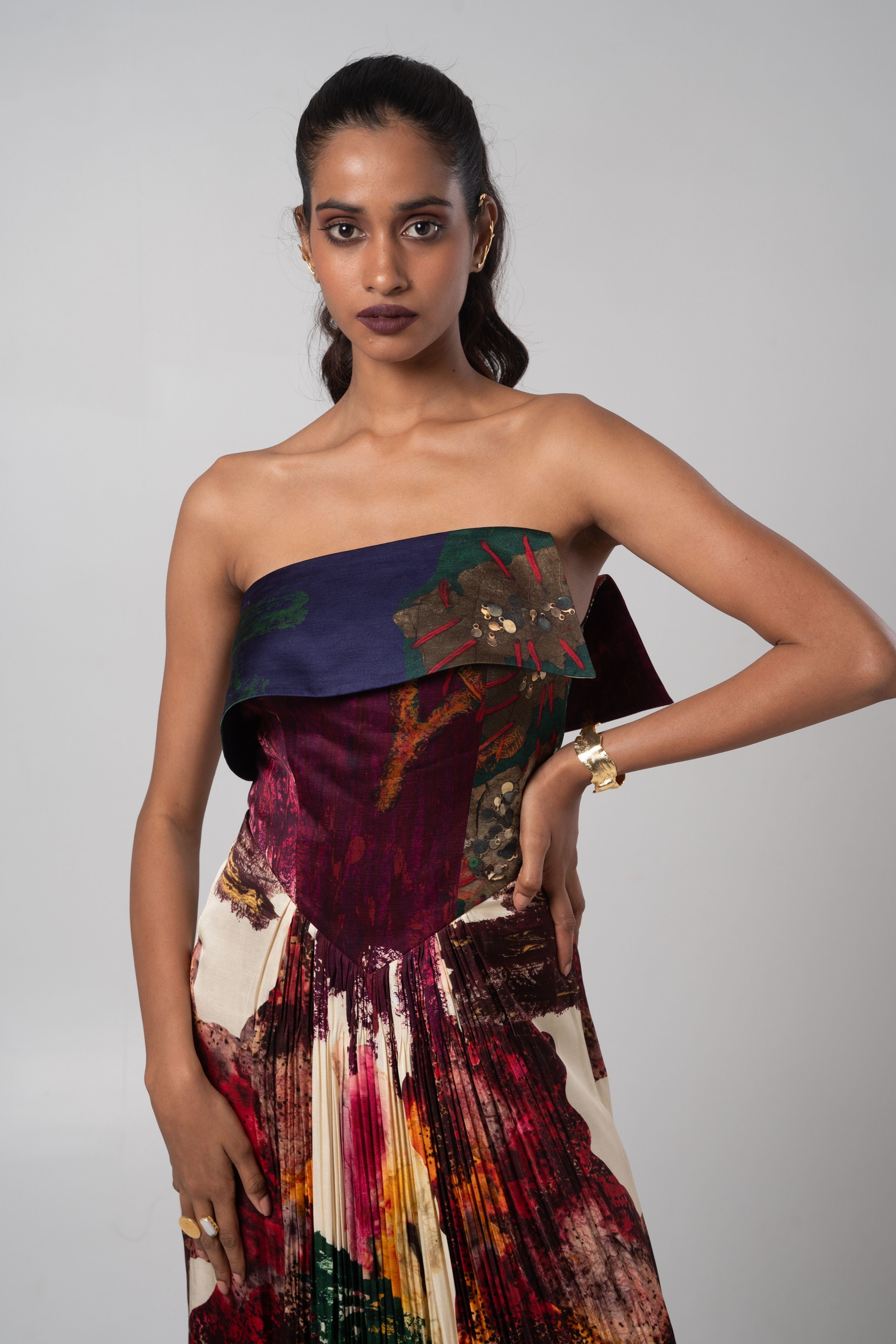 Char Fold over Dress