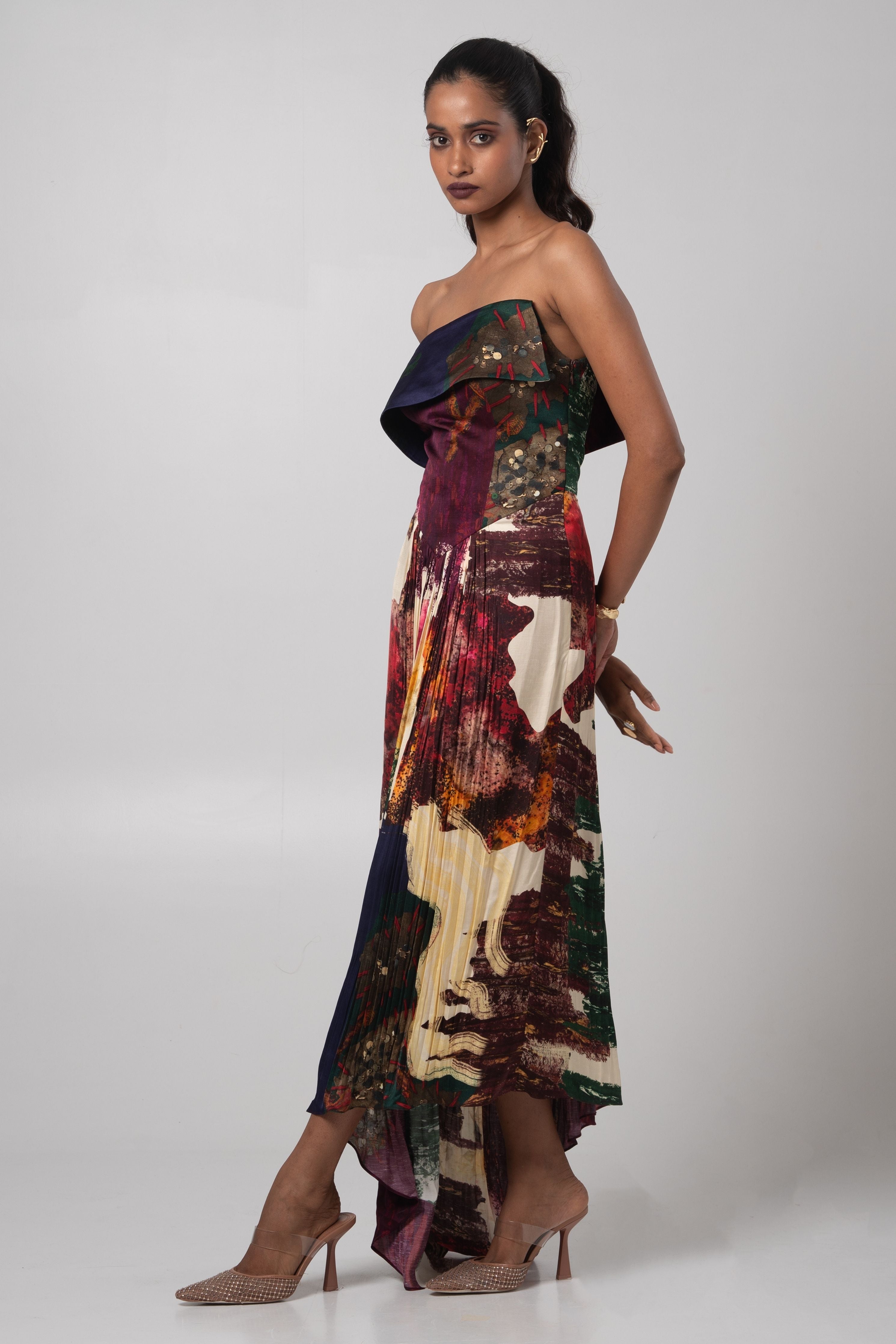 Char Fold over Dress