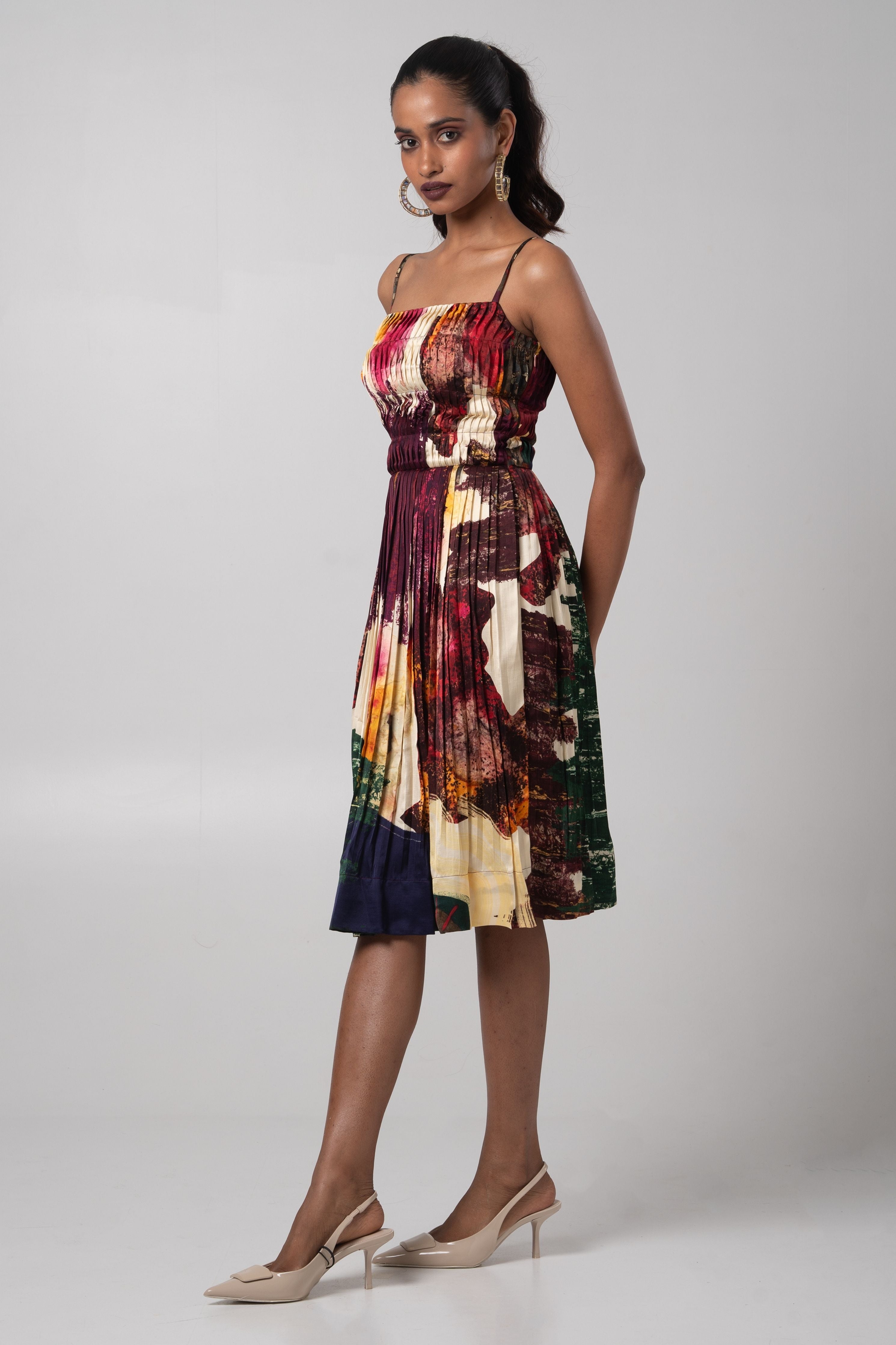 Char Pleated Dress