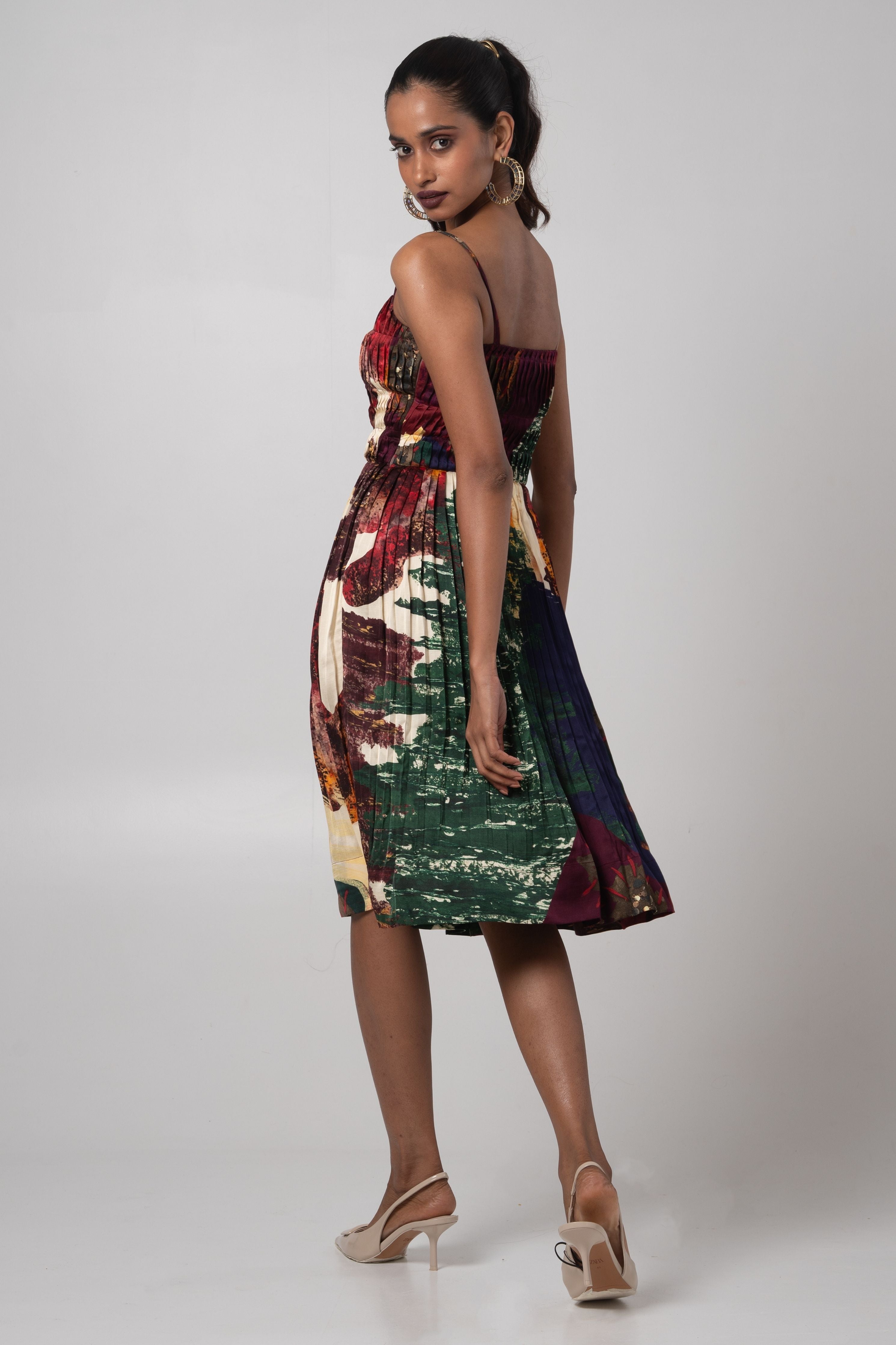 Char Pleated Dress