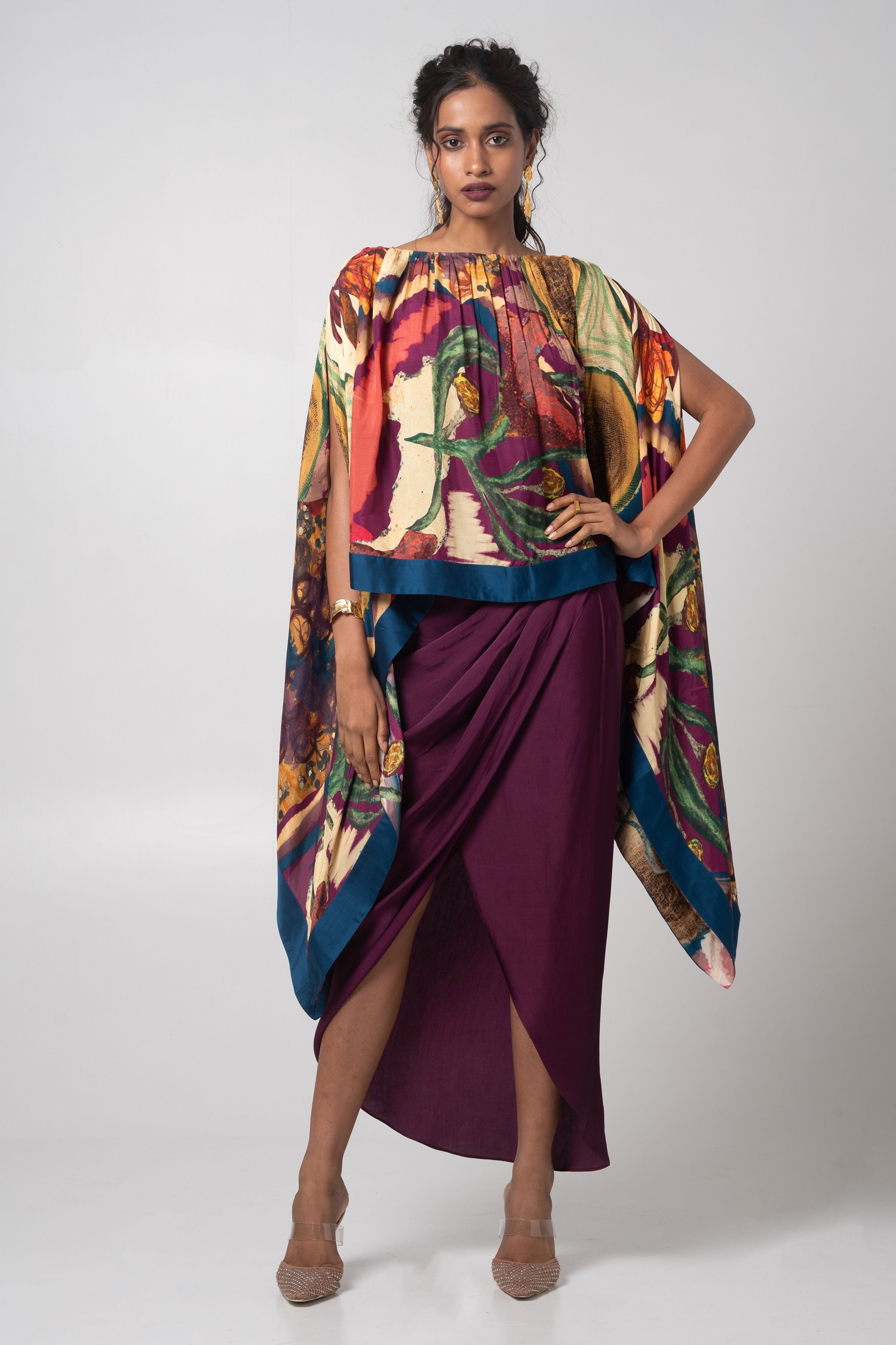 Dawn Poncho Set