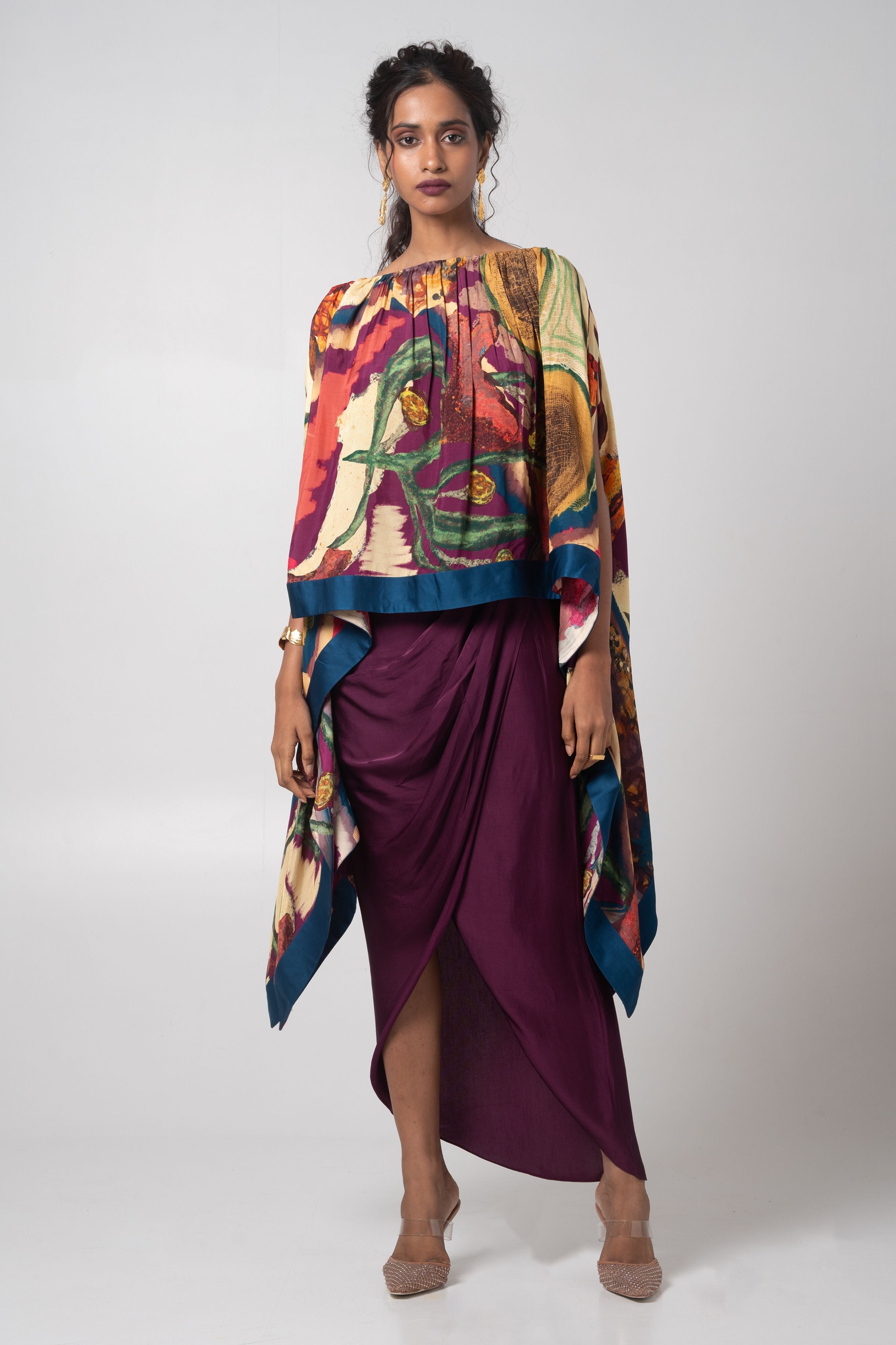 Dawn Poncho Set