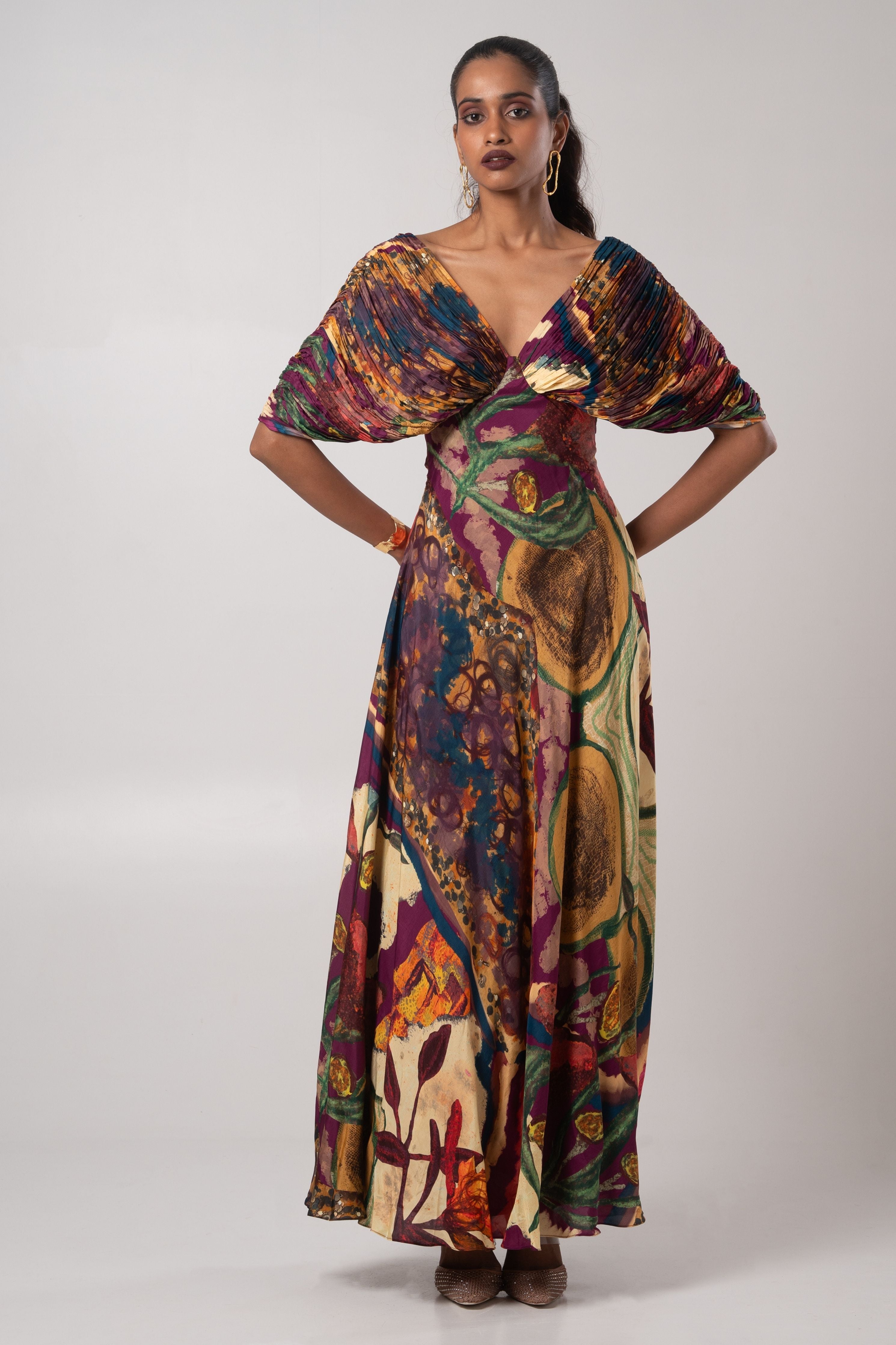 Dawn Pleated Maxi