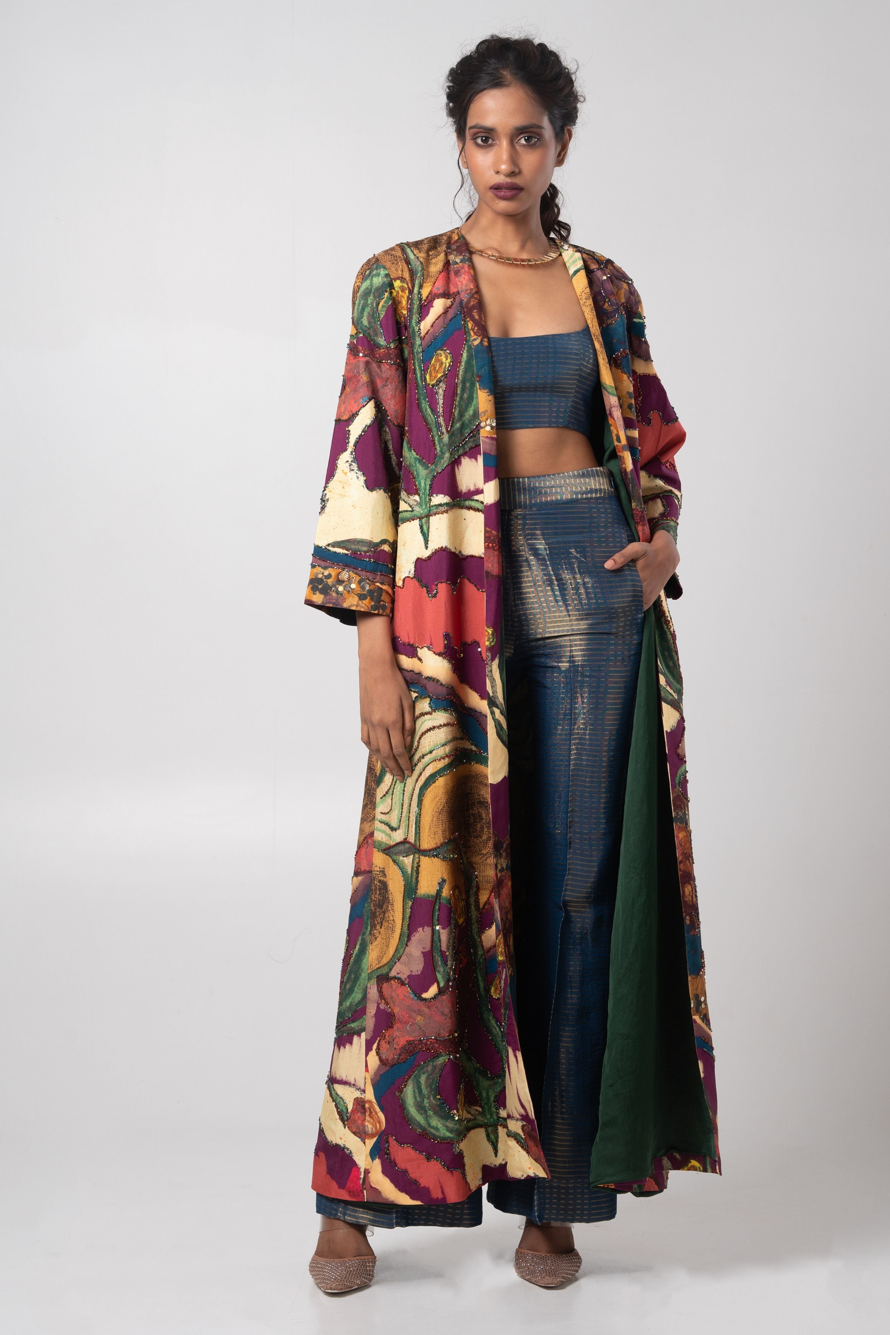 Dawn Embroidered Trench