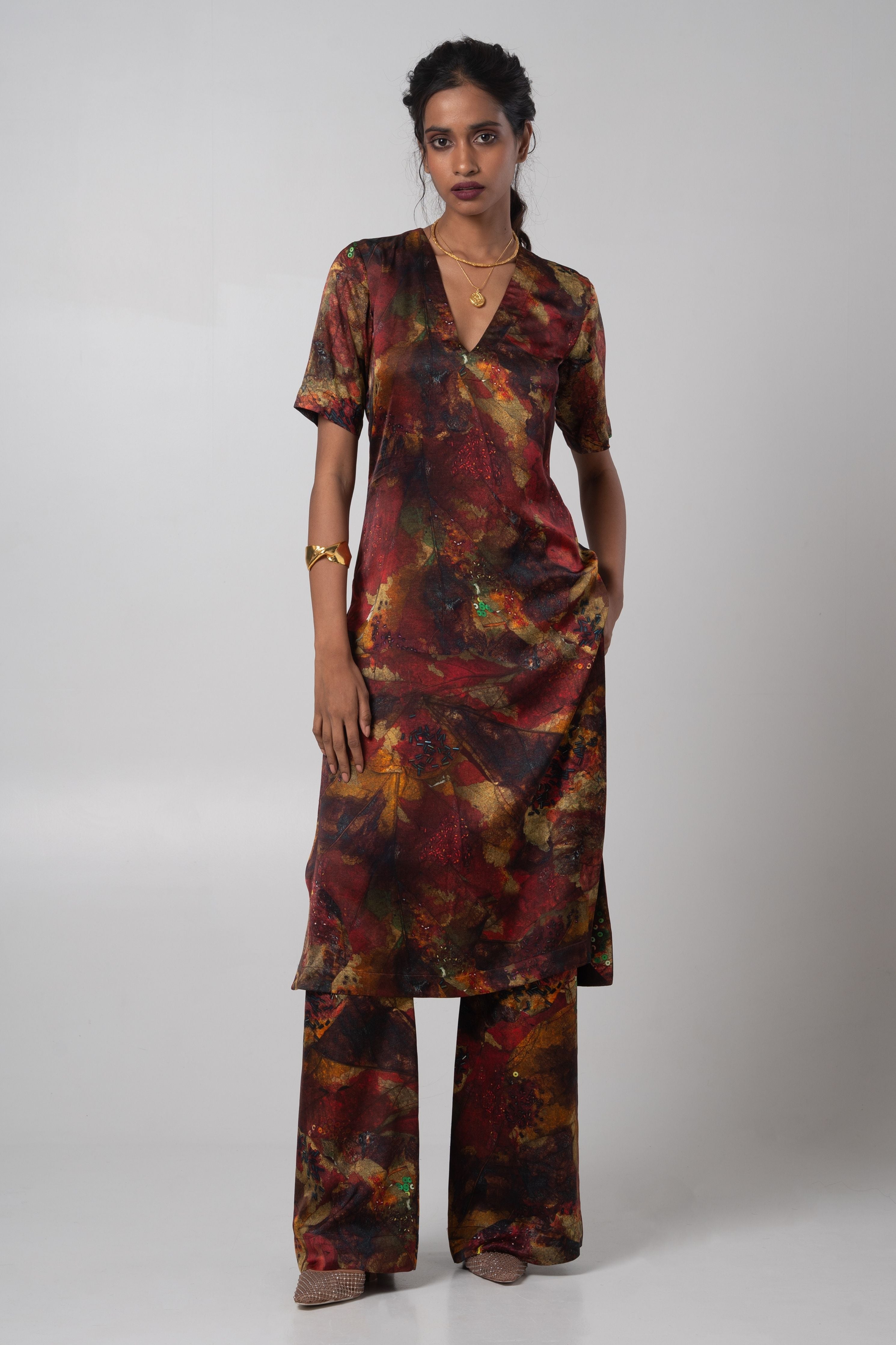 Sepia Kurta Set