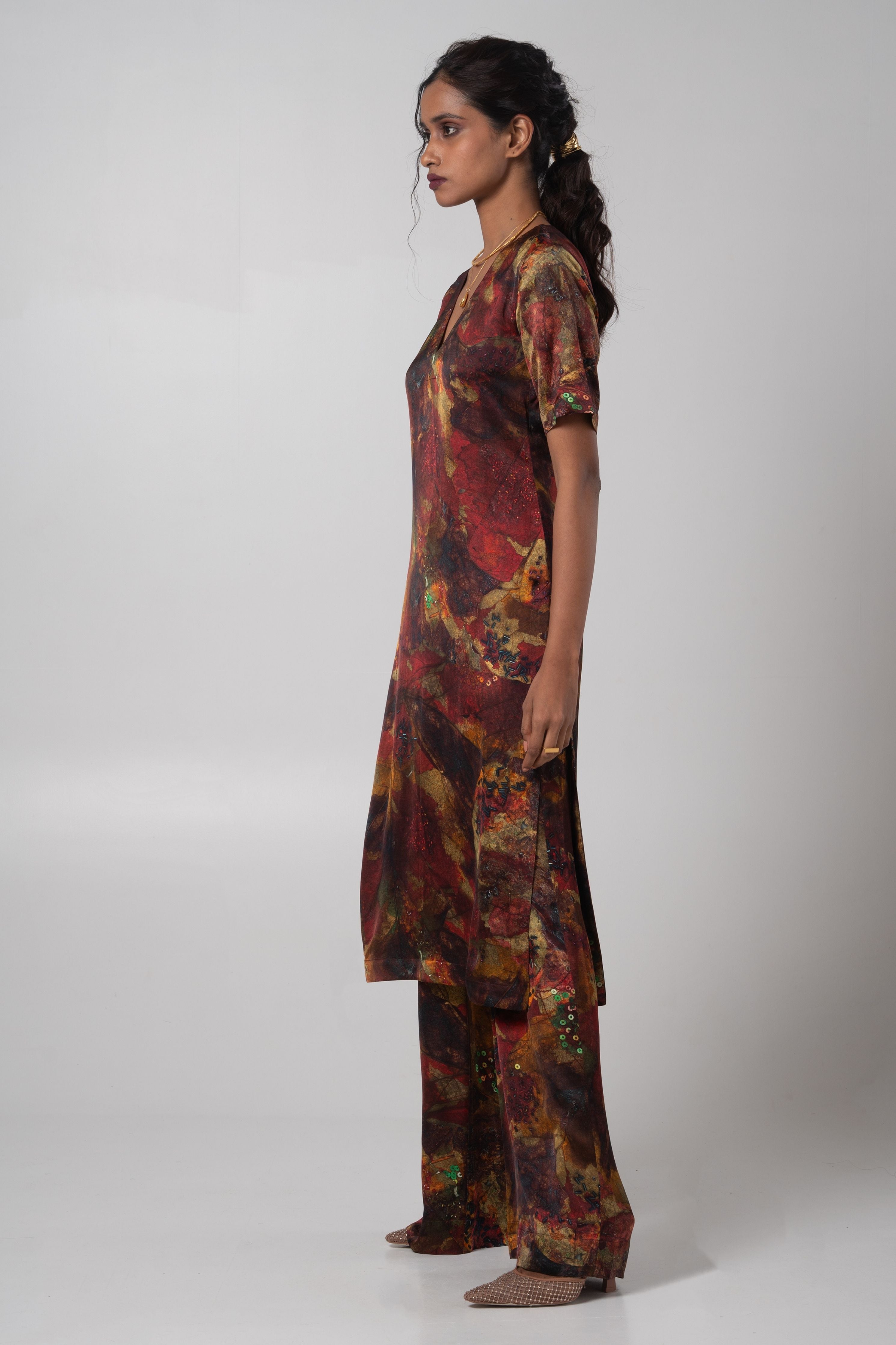 Sepia Kurta Set