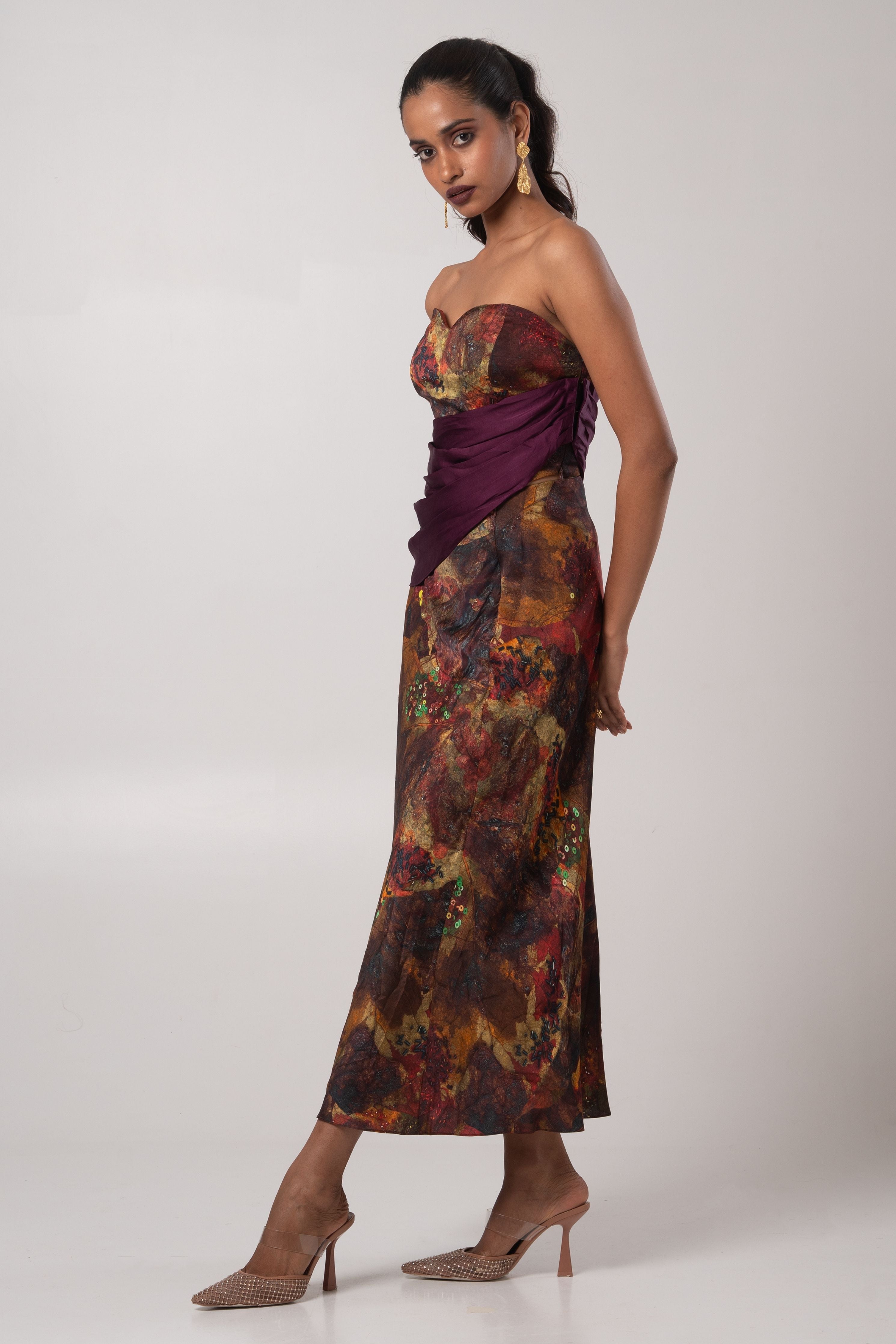 Sepia Skirt Set
