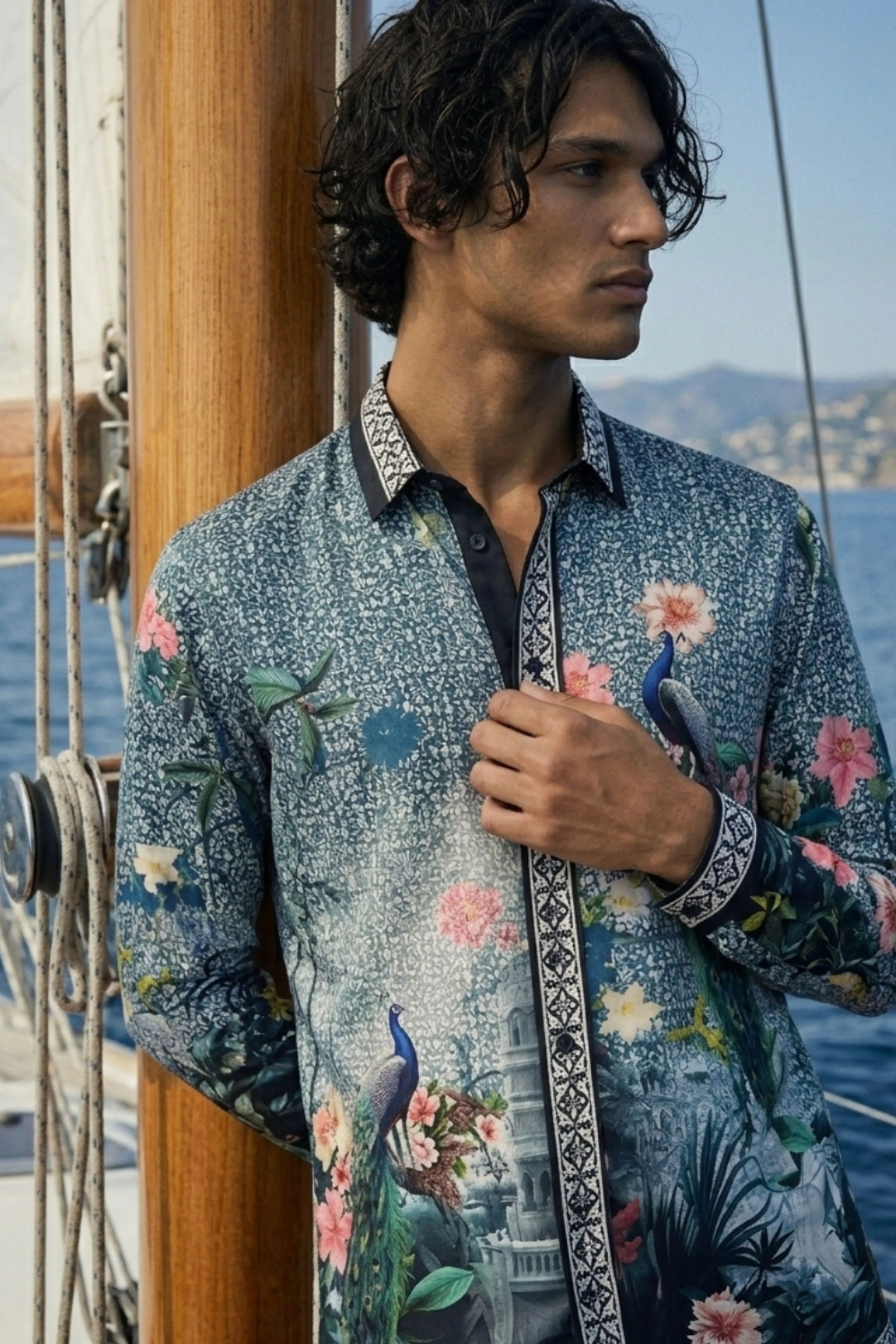 Riyaz Black Printed Shirt