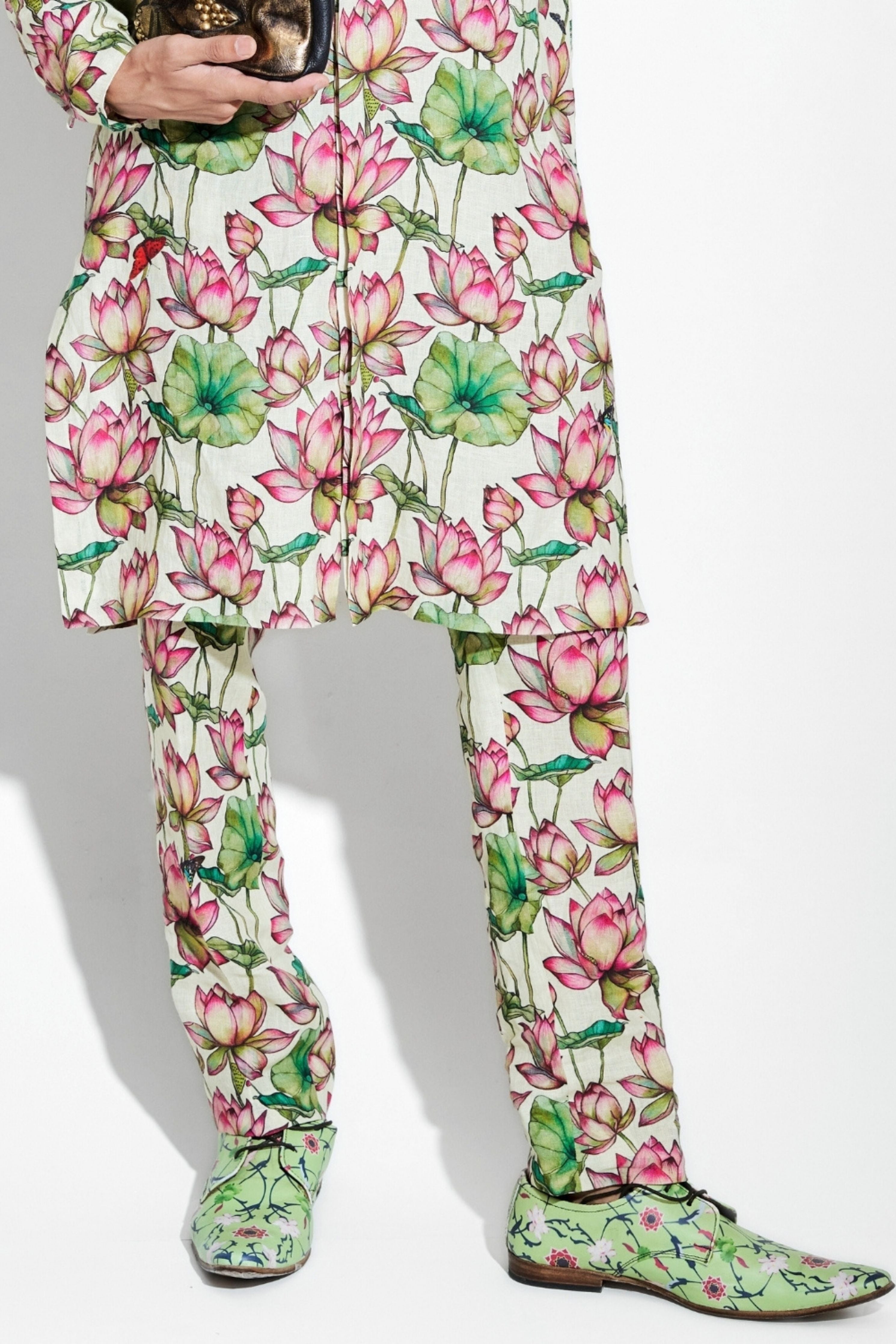 Zambak Printed Linen Coord Set