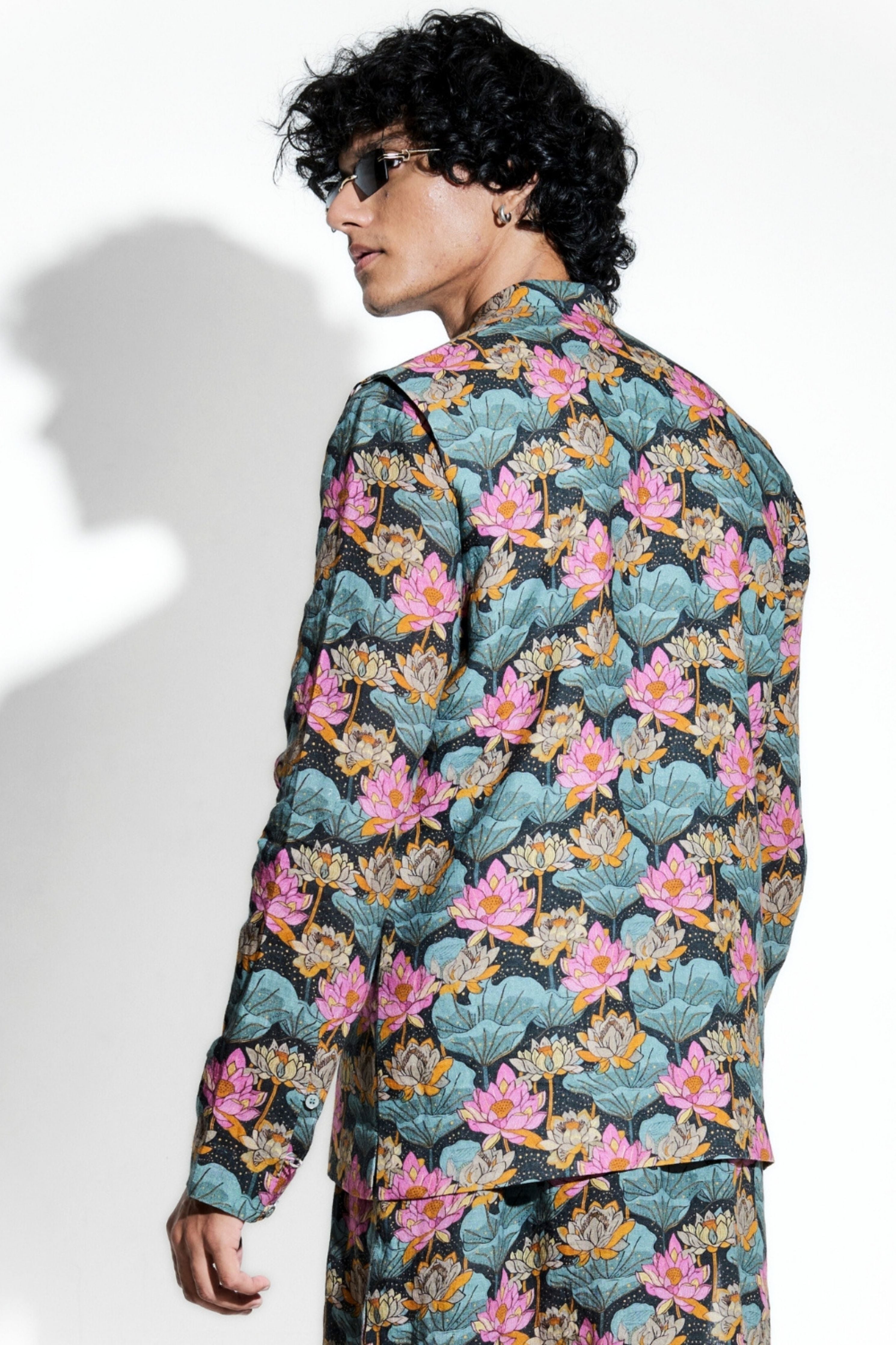 Nalin Printed Linen Bundi