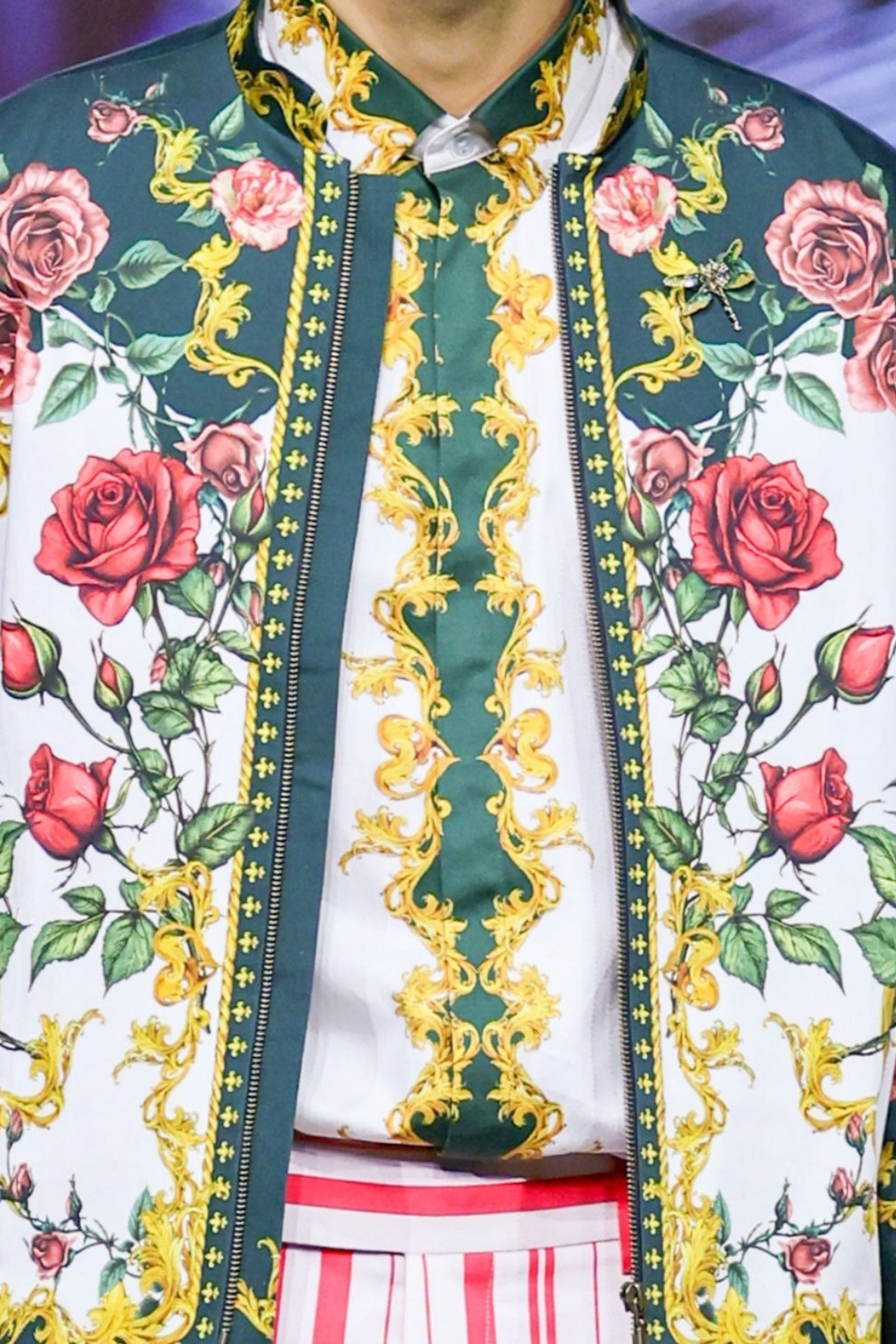 Echoes Engineered Printed Bomber Jacket