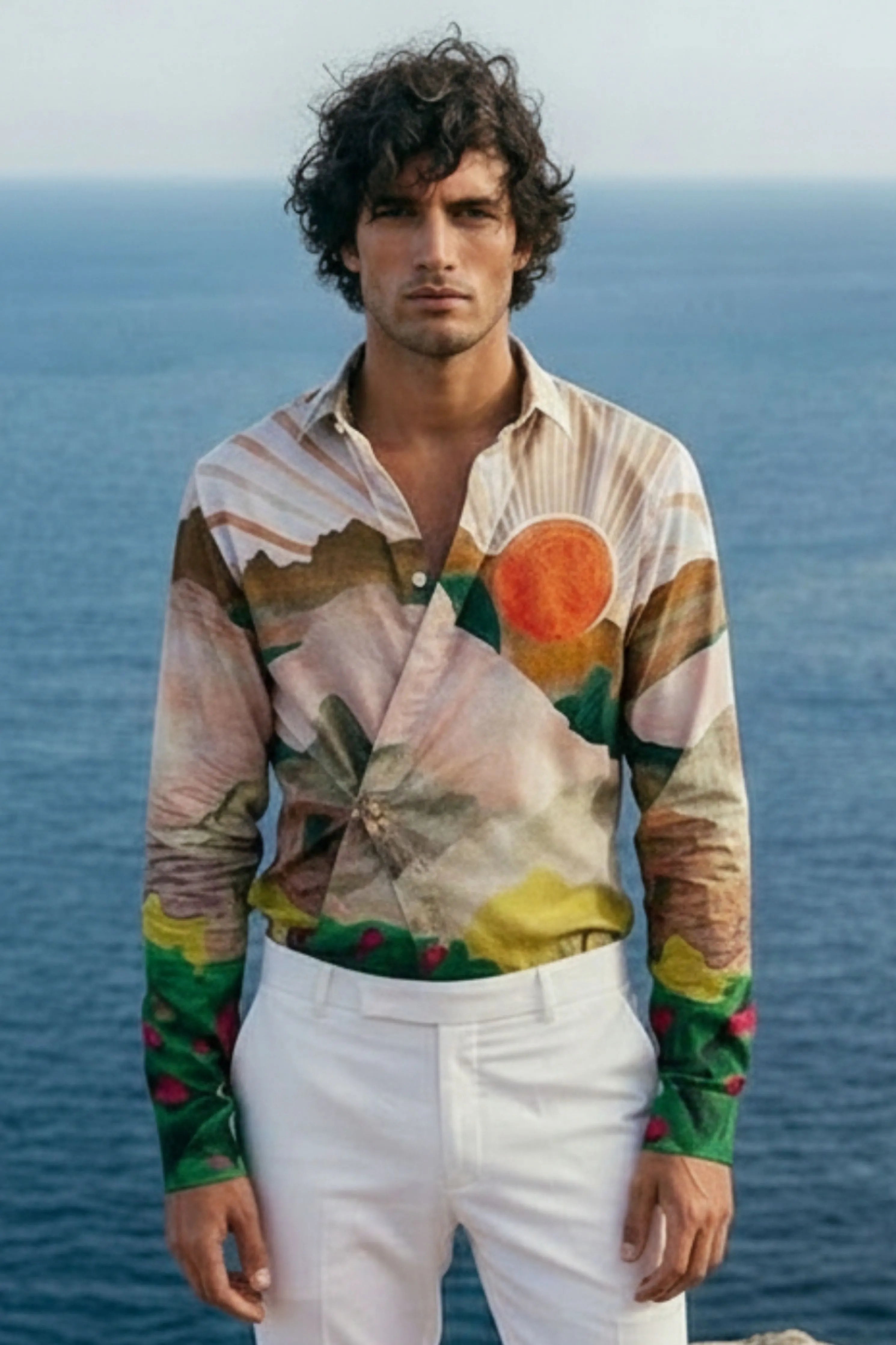 Sunrise Signature Printed Shirt