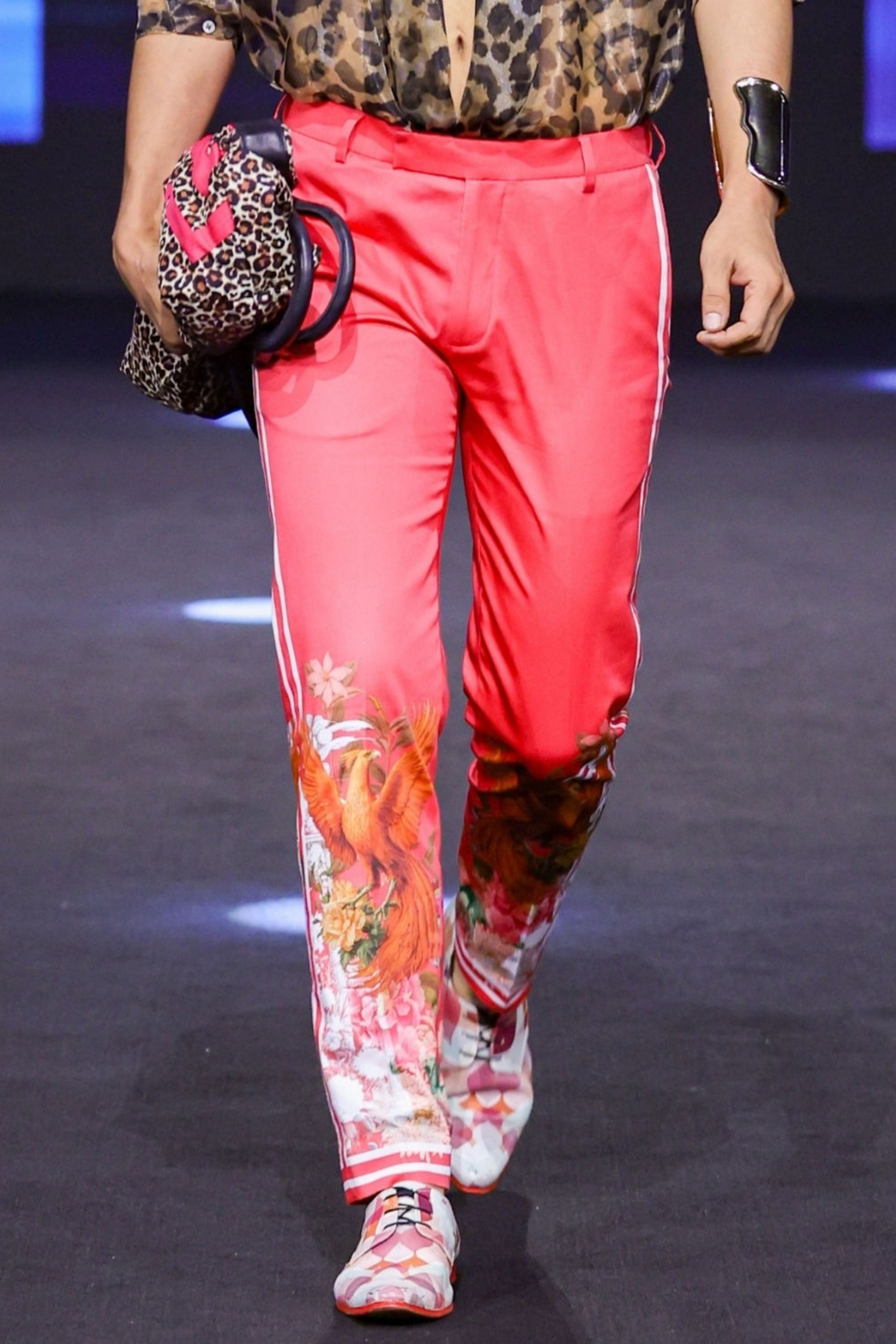 Henry Side Striper Printed Trousers